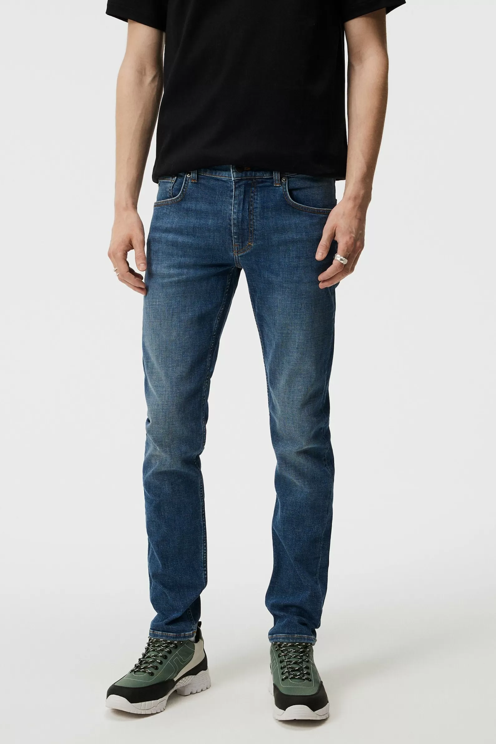 J.Lindeberg Jay Active Mid Indigo Jeans Mid Blue*MÄN Jeans