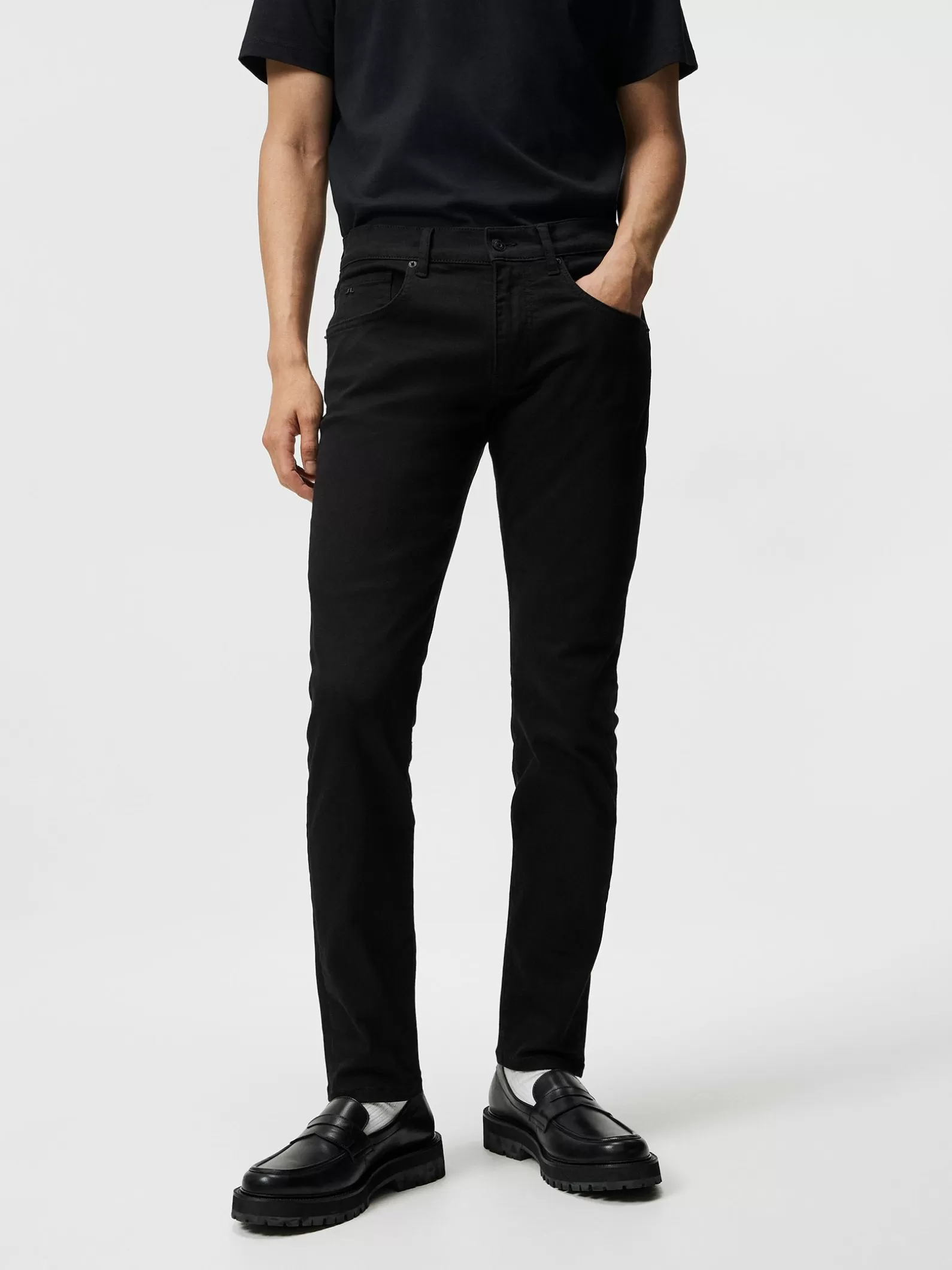 J.Lindeberg Jay Reactive Jeans Black*MÄN Jeans | Byxor