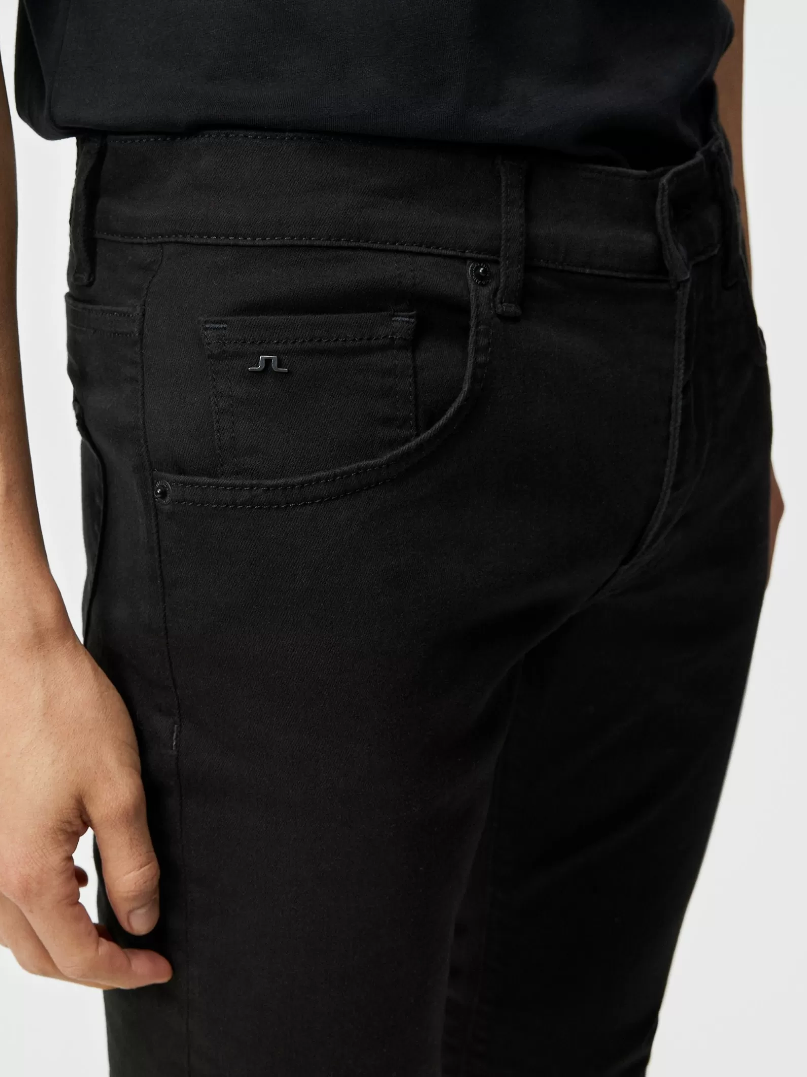 J.Lindeberg Jay Reactive Jeans Black*MÄN Jeans | Byxor