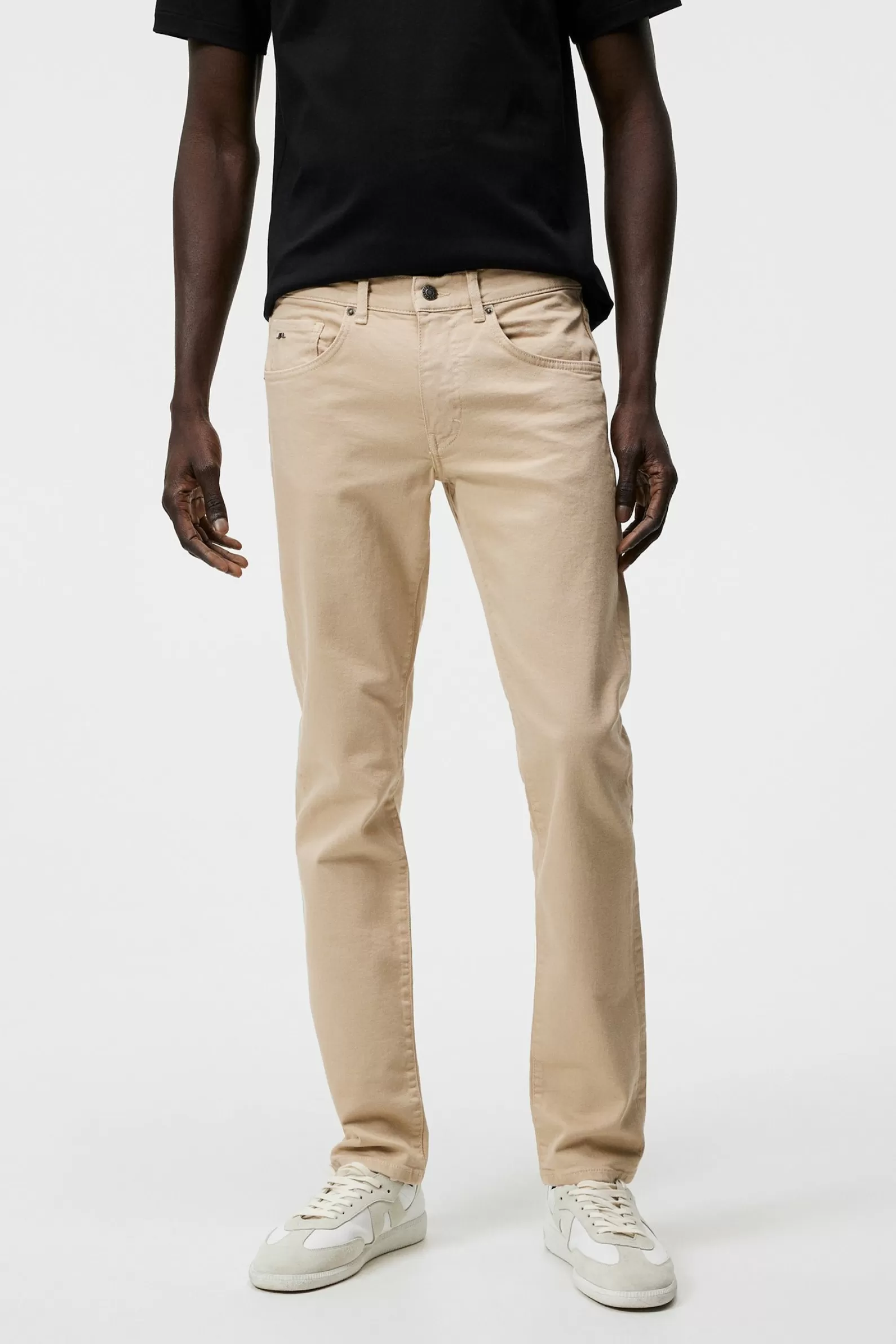 J.Lindeberg Jay-Solid Stretch Oxford Tan*MÄN Jeans