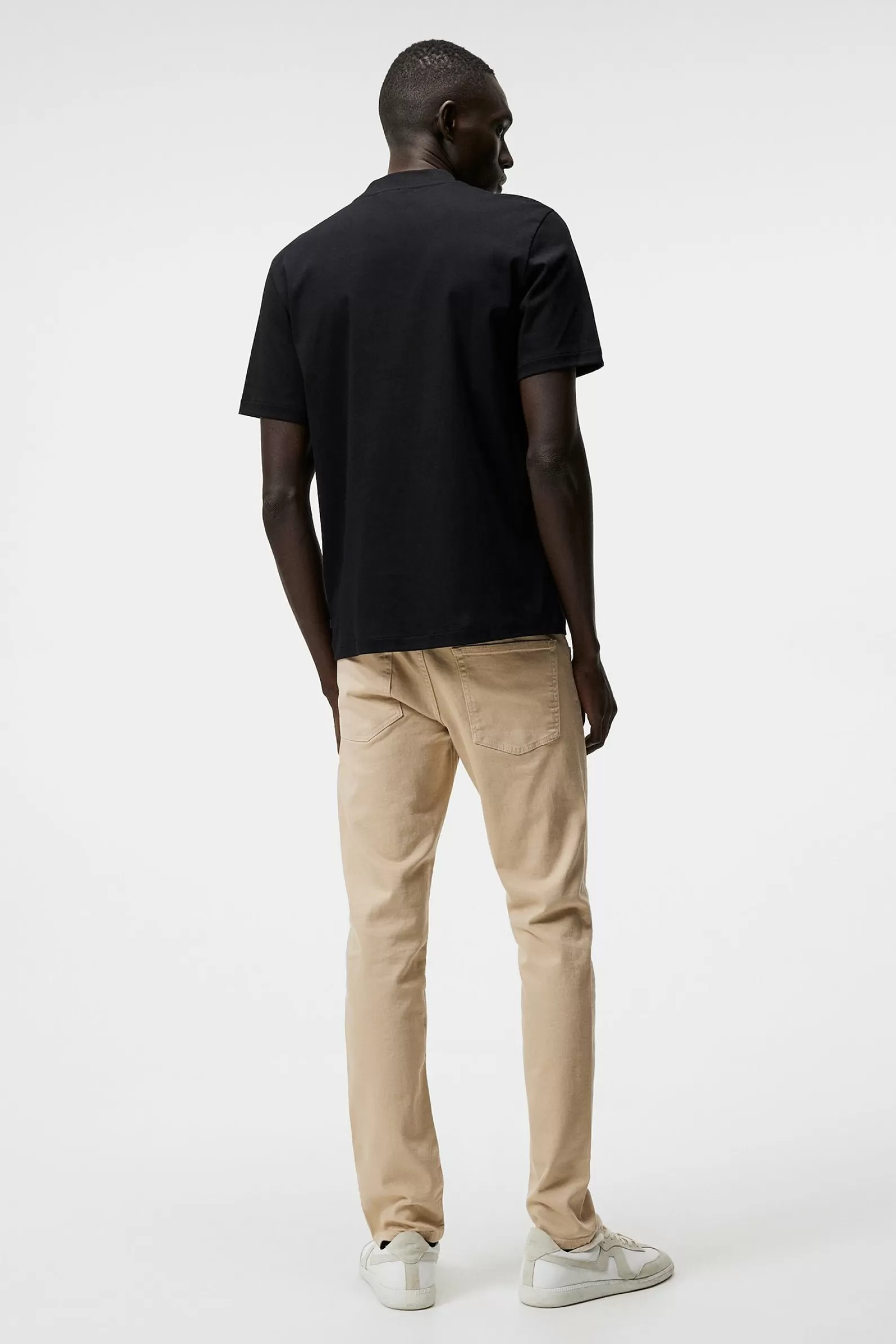 J.Lindeberg Jay-Solid Stretch Oxford Tan*MÄN Jeans