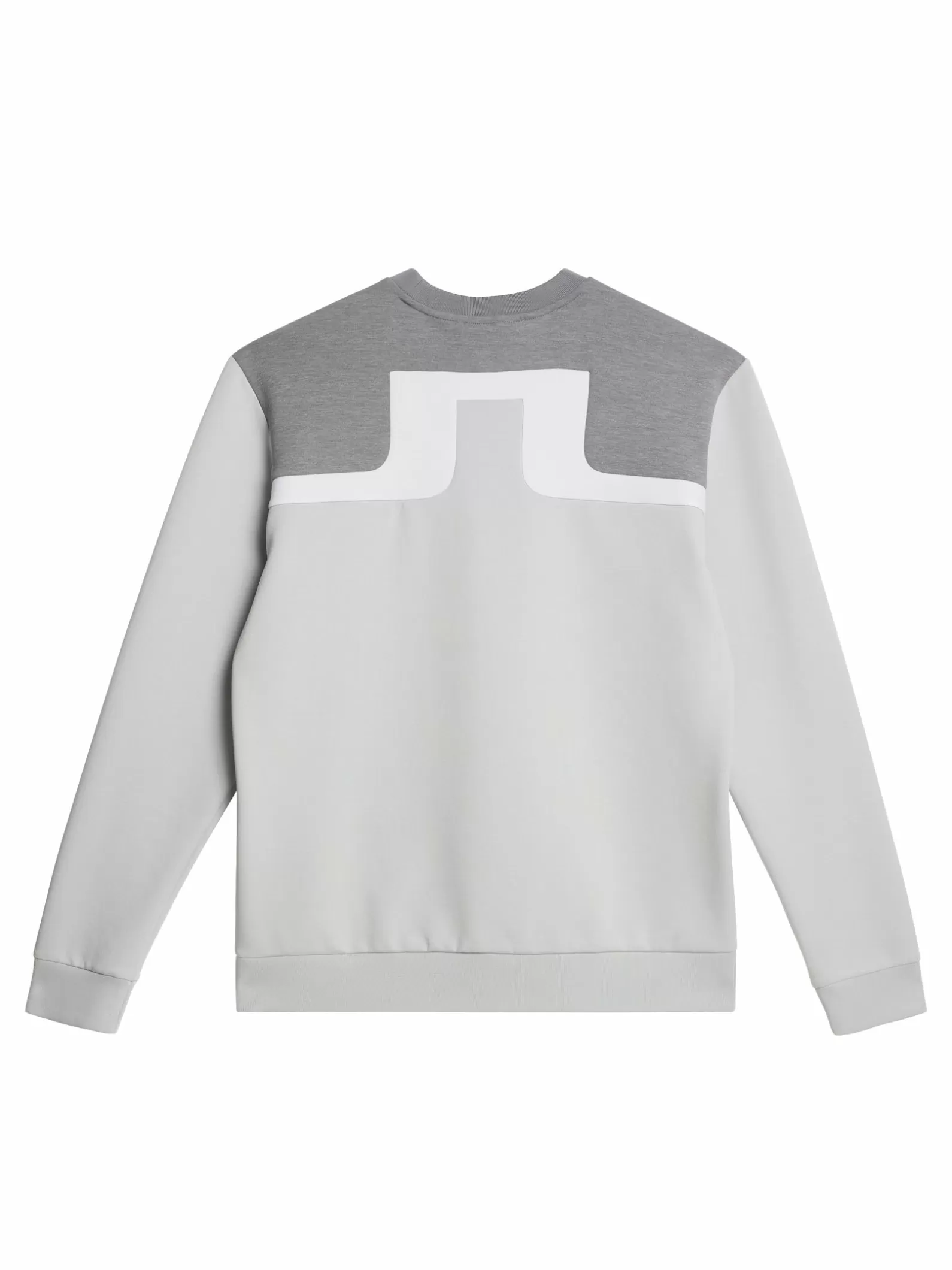 J.Lindeberg Jeff Crew Neck Light Grey Melange*MÄN Tröjor