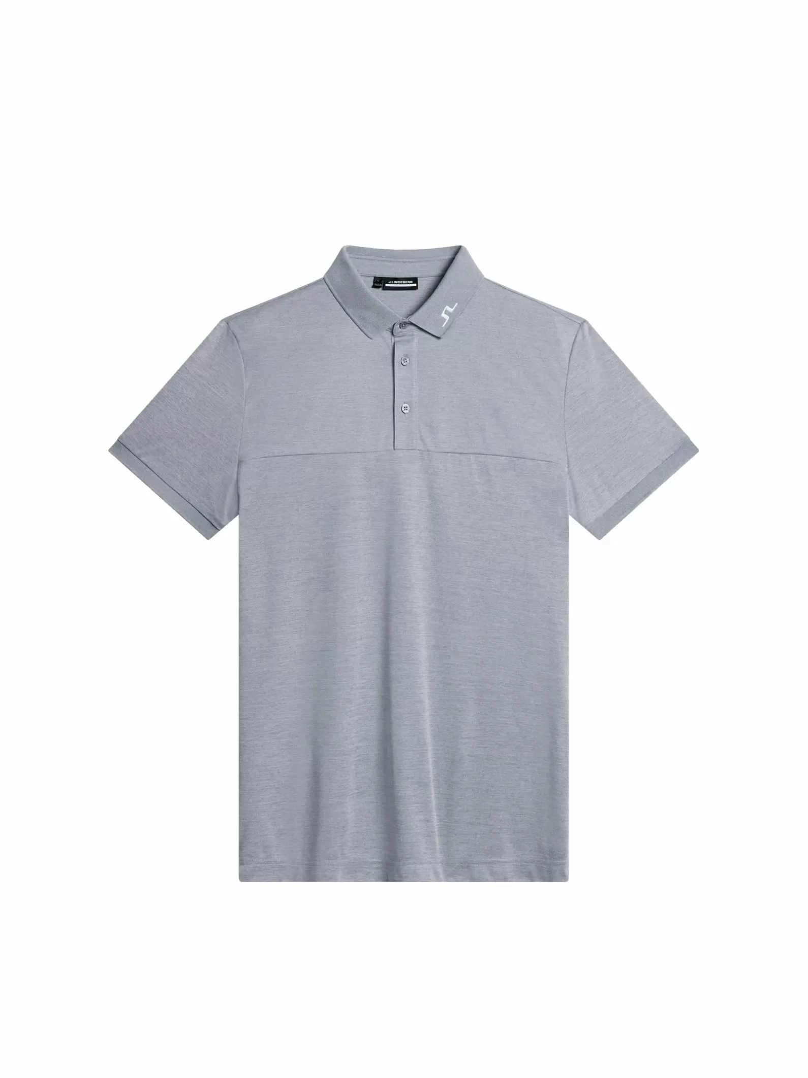 J.Lindeberg Jeff Reg Fit Polo Grey Melange*MÄN Polotröjor