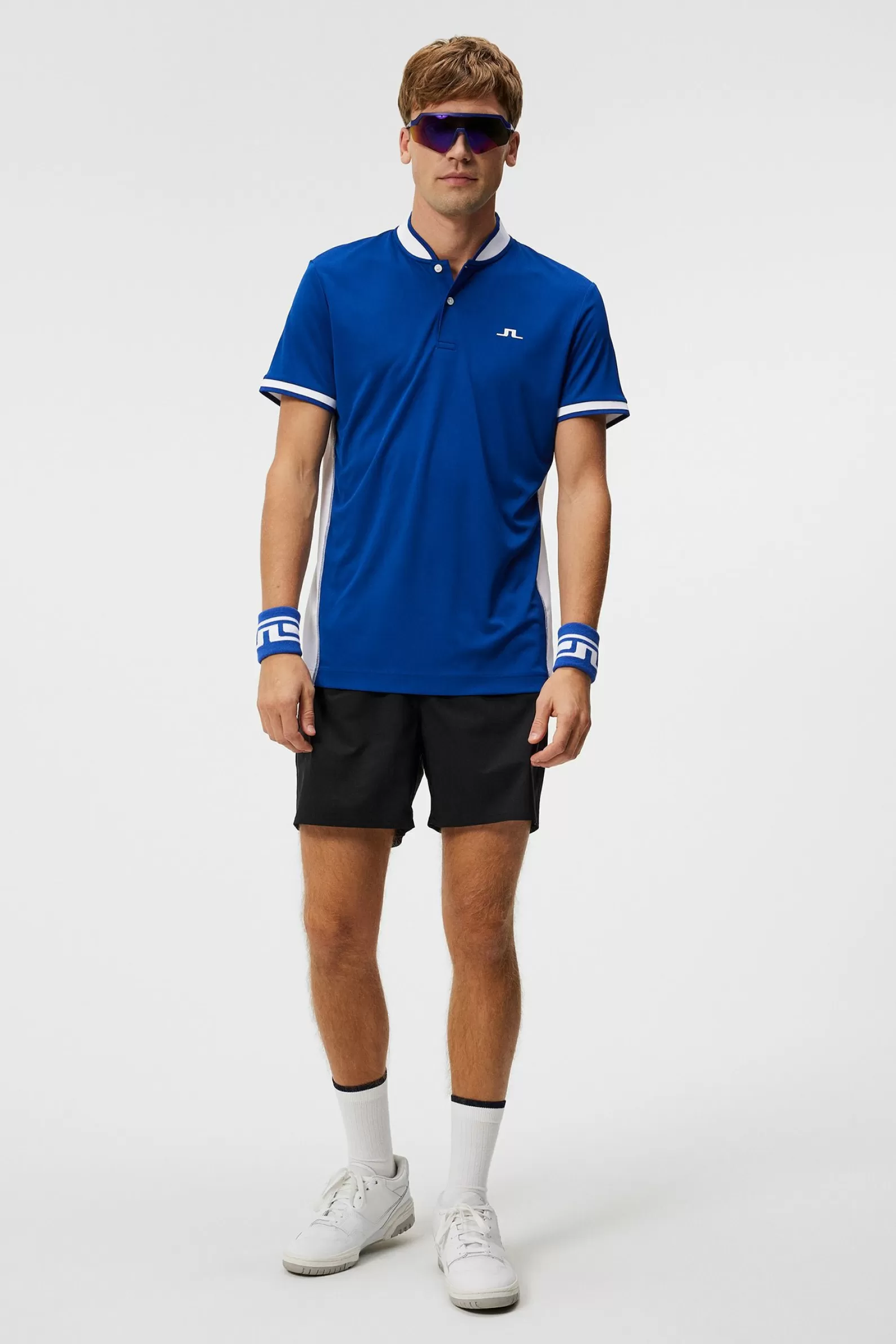 J.Lindeberg Jensen Regular Fit Polo Sodalite Blue*MÄN Polotröjor