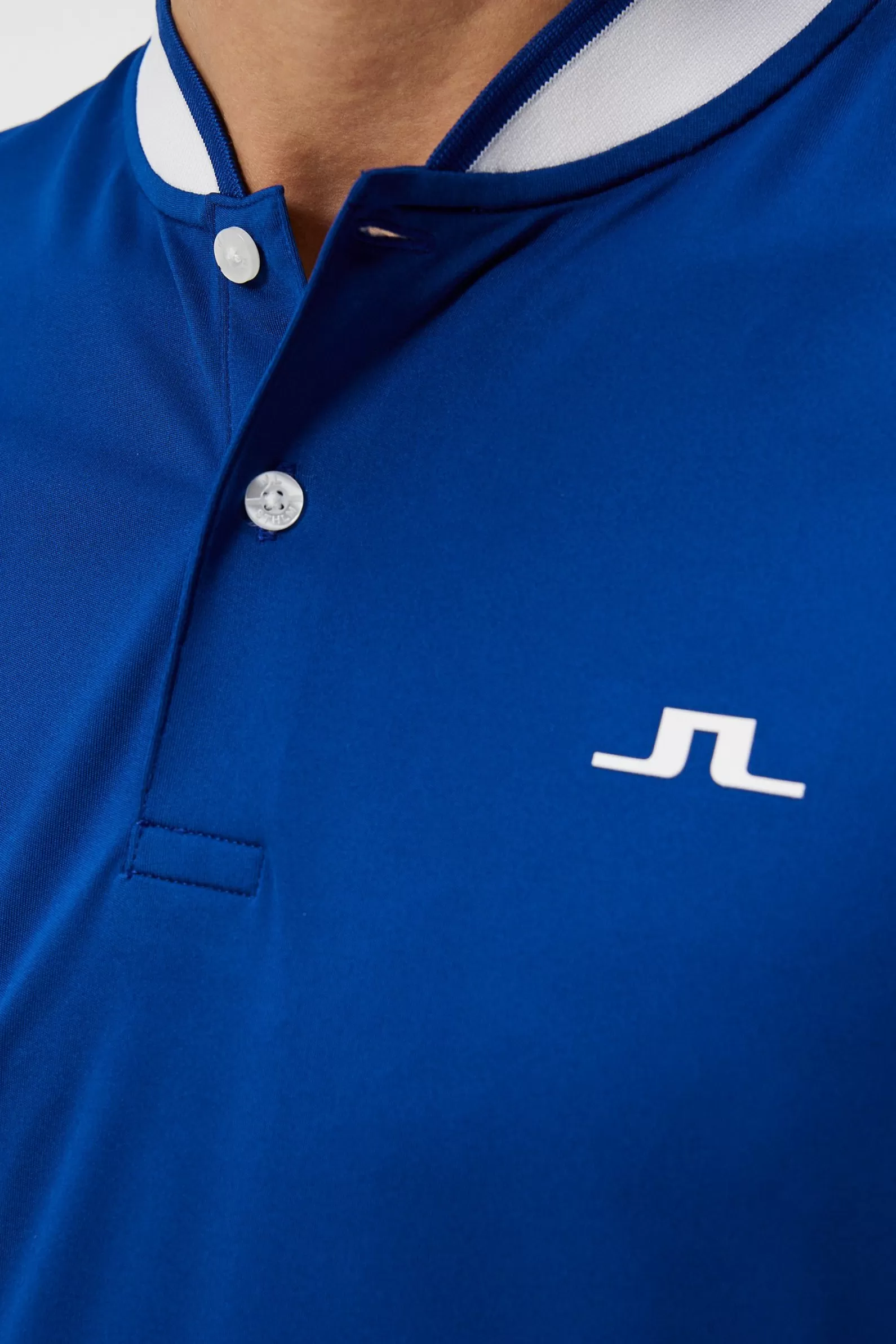 J.Lindeberg Jensen Regular Fit Polo Sodalite Blue*MÄN Polotröjor