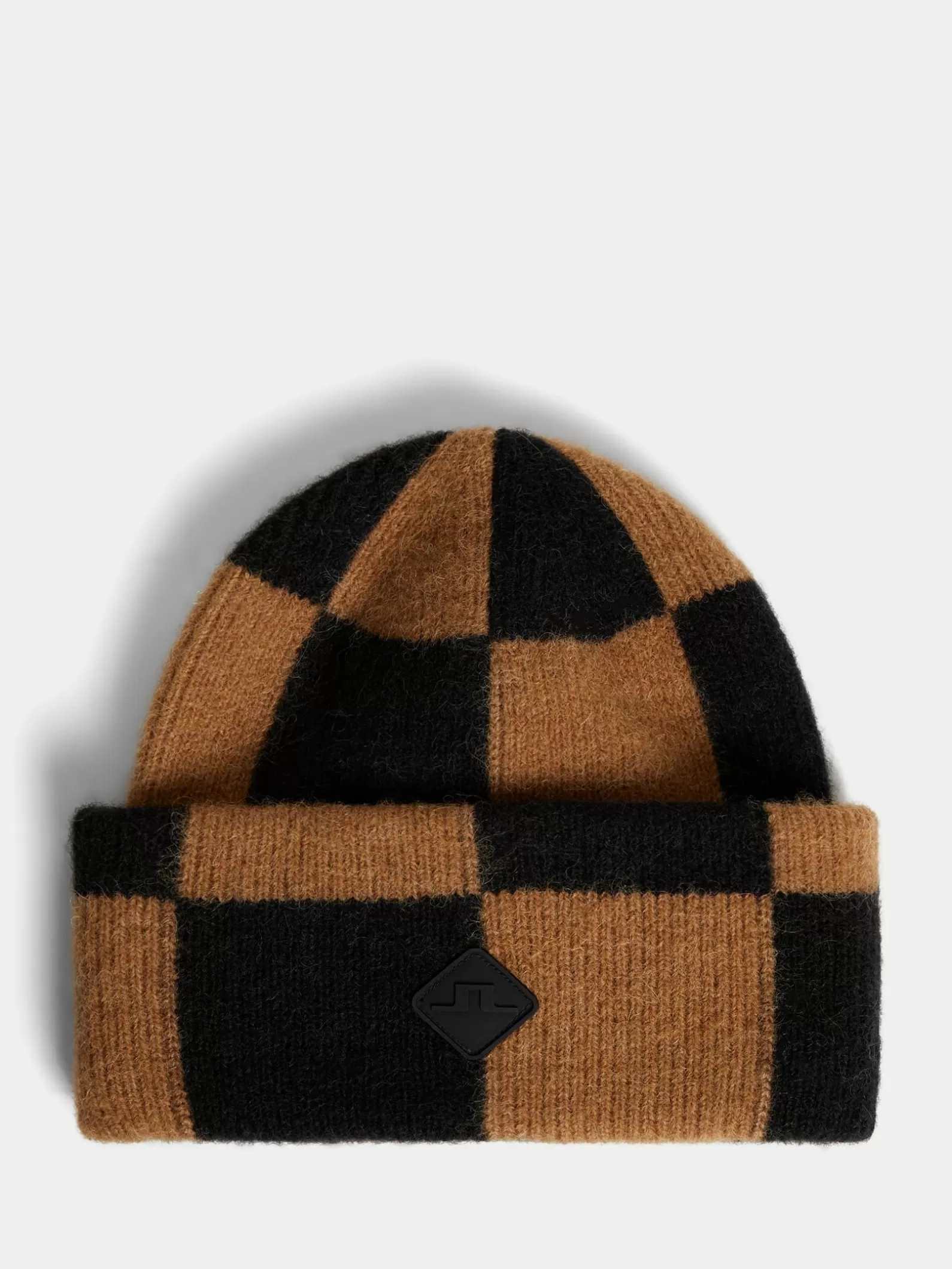 J.Lindeberg Jive Checkered Beanie Black*MÄN Värmetillbehör