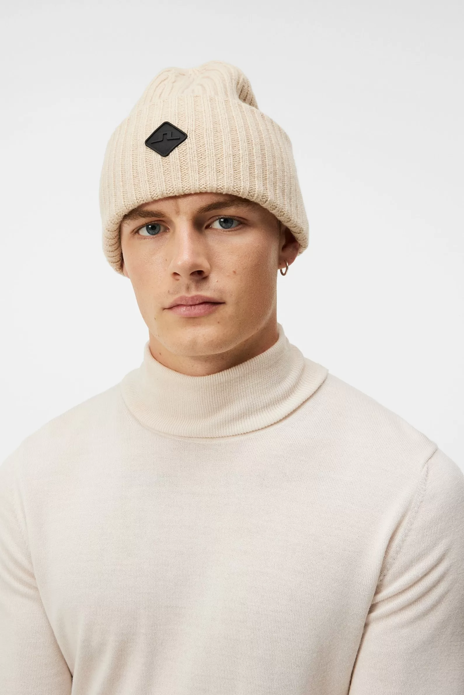 J.Lindeberg Jive Wool Beanie Butternut*MÄN Värmetillbehör