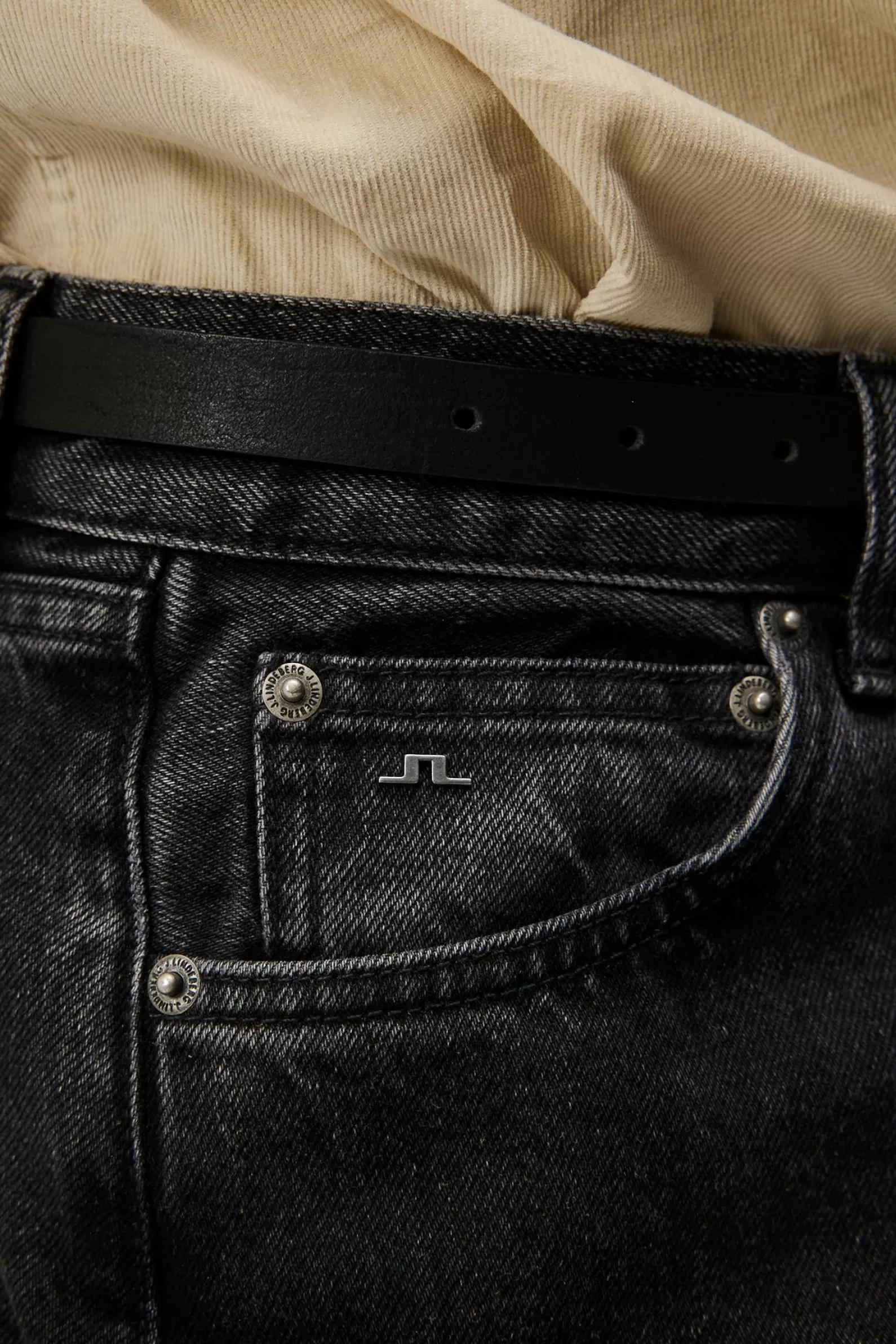 J.Lindeberg Johnny One Wash Jeans Black*MÄN Jeans | Byxor