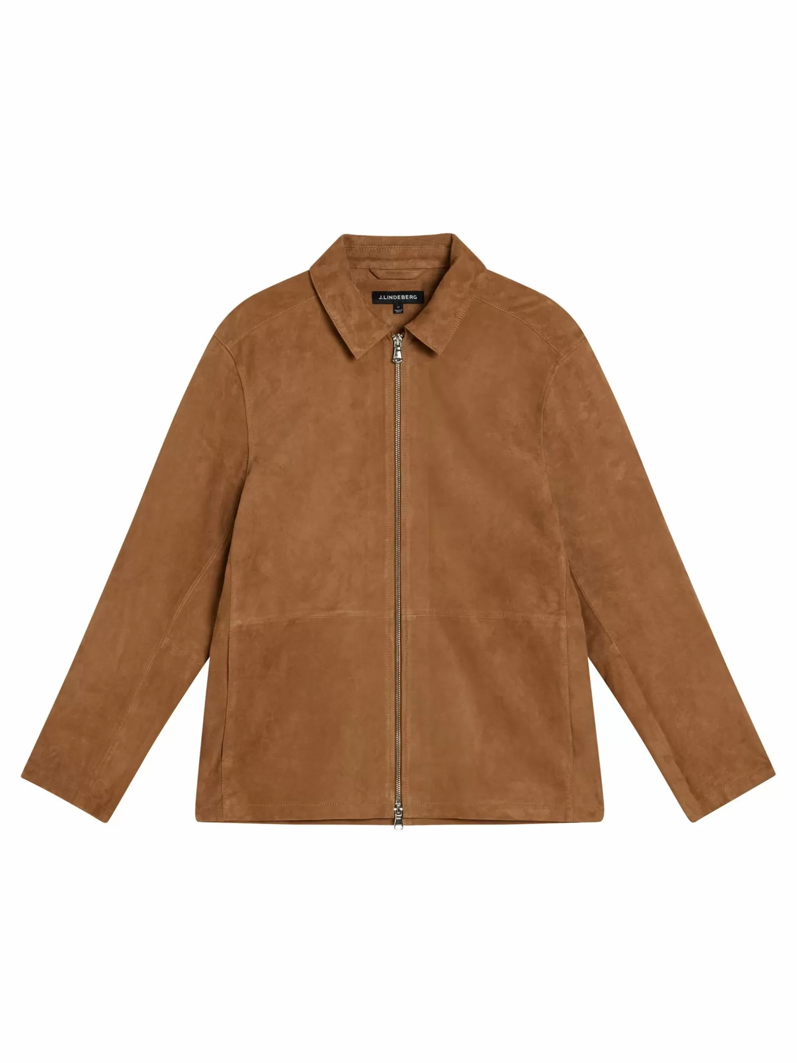 J.Lindeberg Jonah Suede Overshirt Chipmunk*MÄN Jackor | Övertröjor