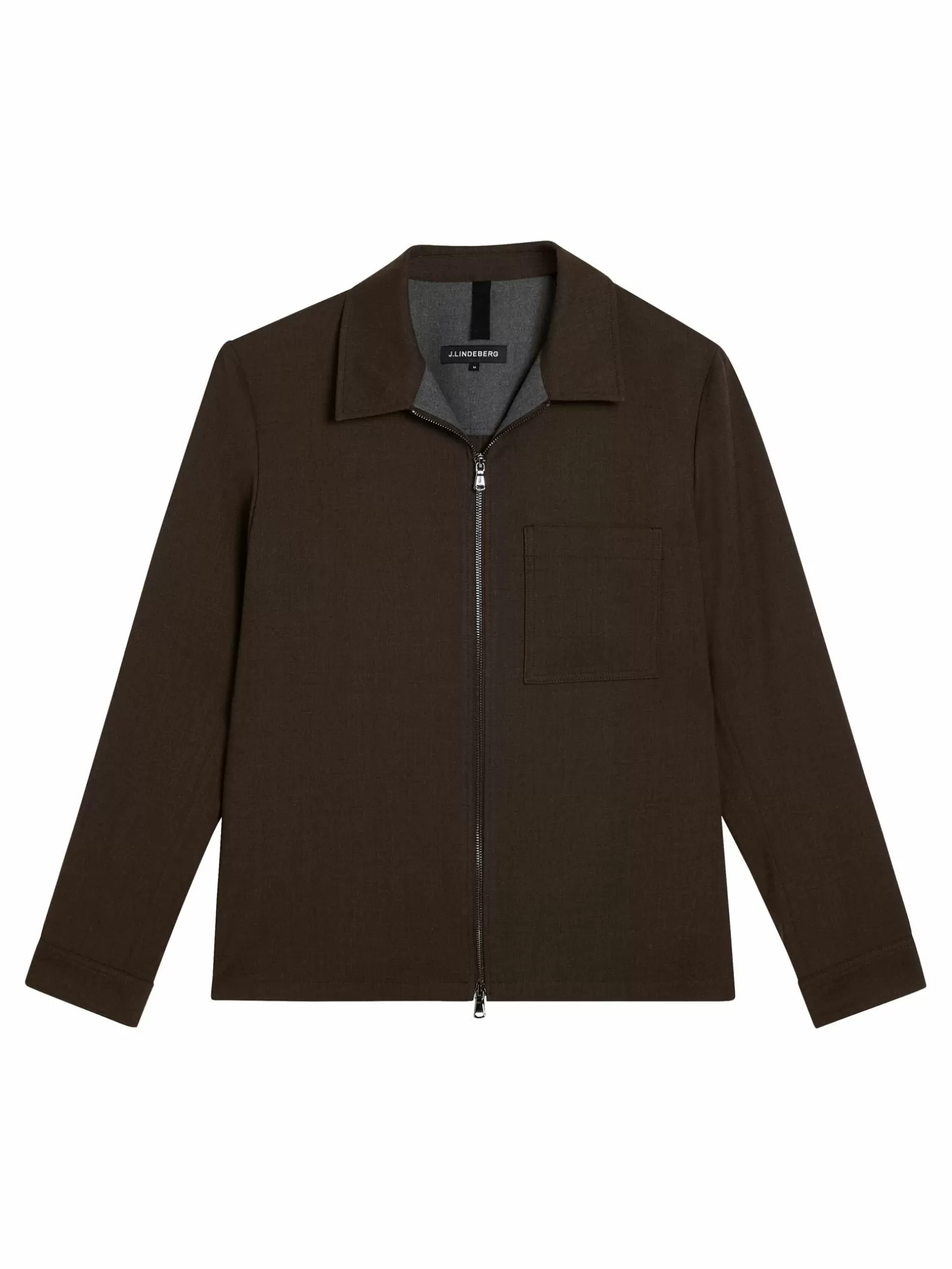 J.Lindeberg Julius Flannel Overshirt Forest Green*MÄN Jackor | Övertröjor | Skjortor
