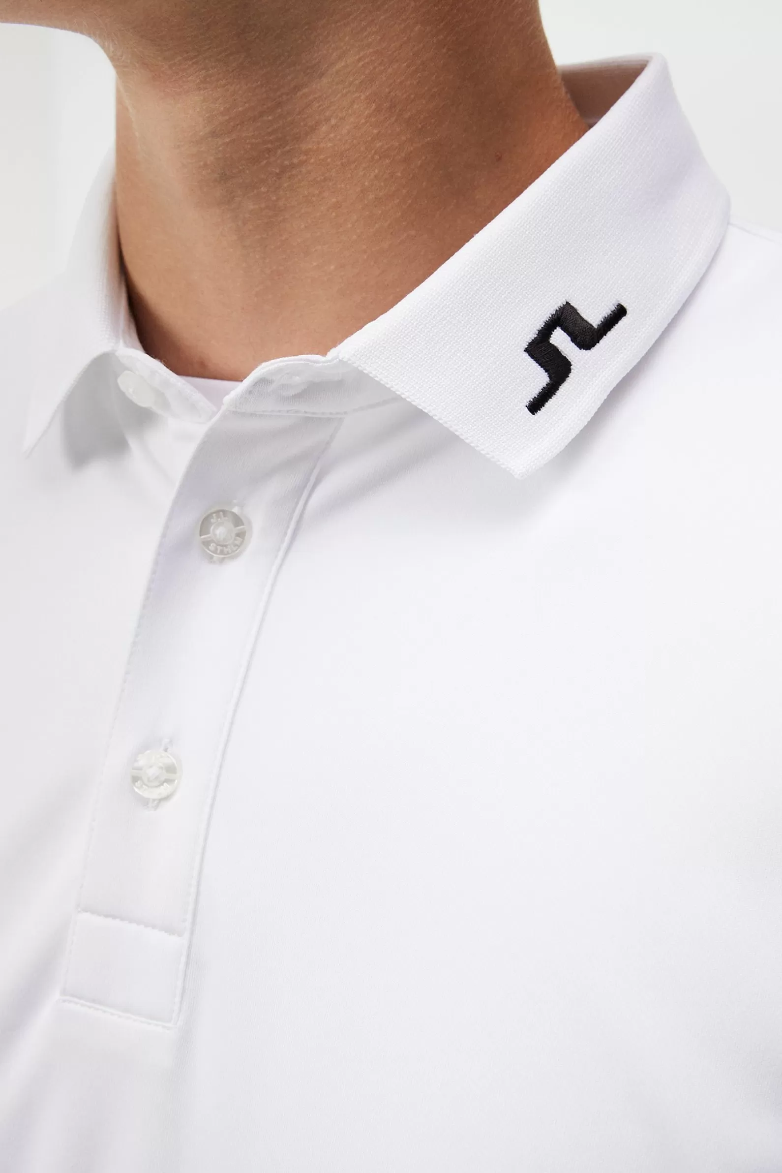 J.Lindeberg Kv Regular Fit Polo White*MÄN Polotröjor