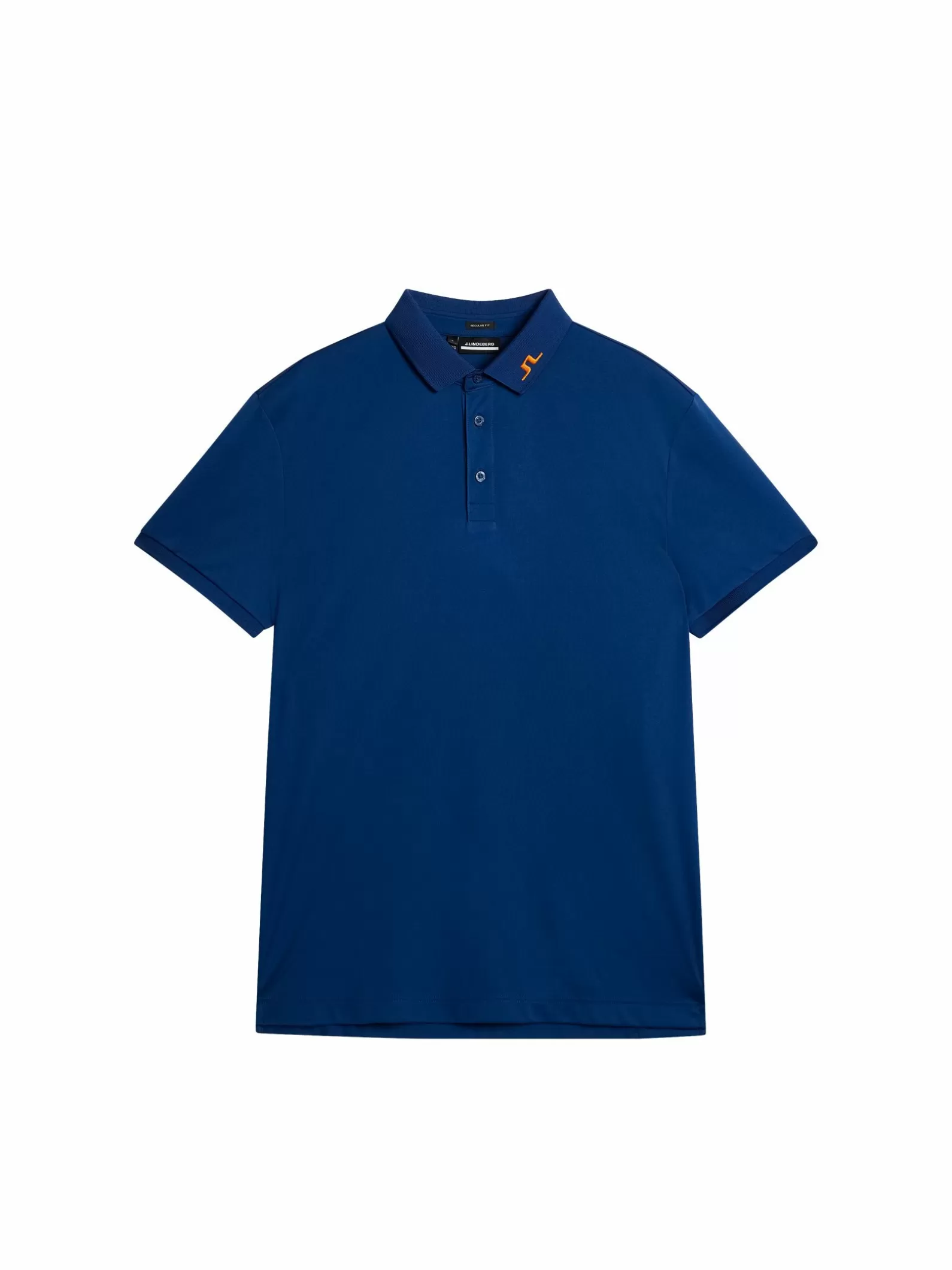 J.Lindeberg Kv Regular Fit Print Polo Estate Blue Diamond*MÄN Polotröjor