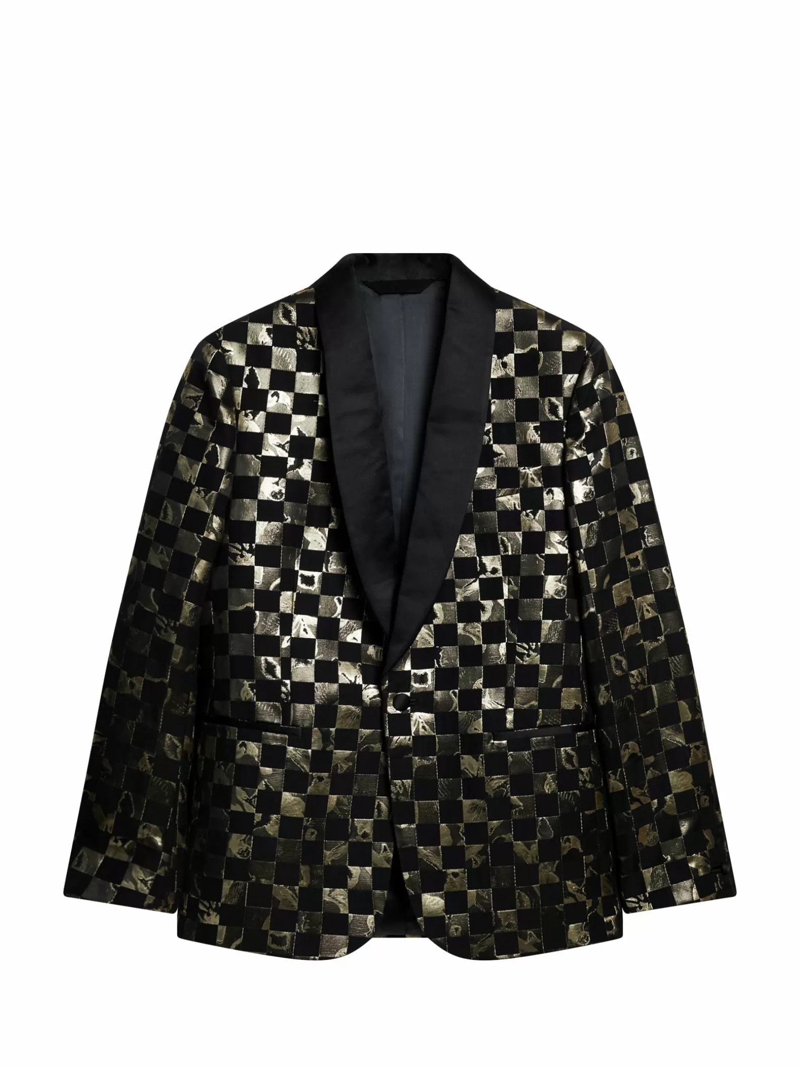 J.Lindeberg Lenny S Iris Check Blazer Black*MÄN Blazers