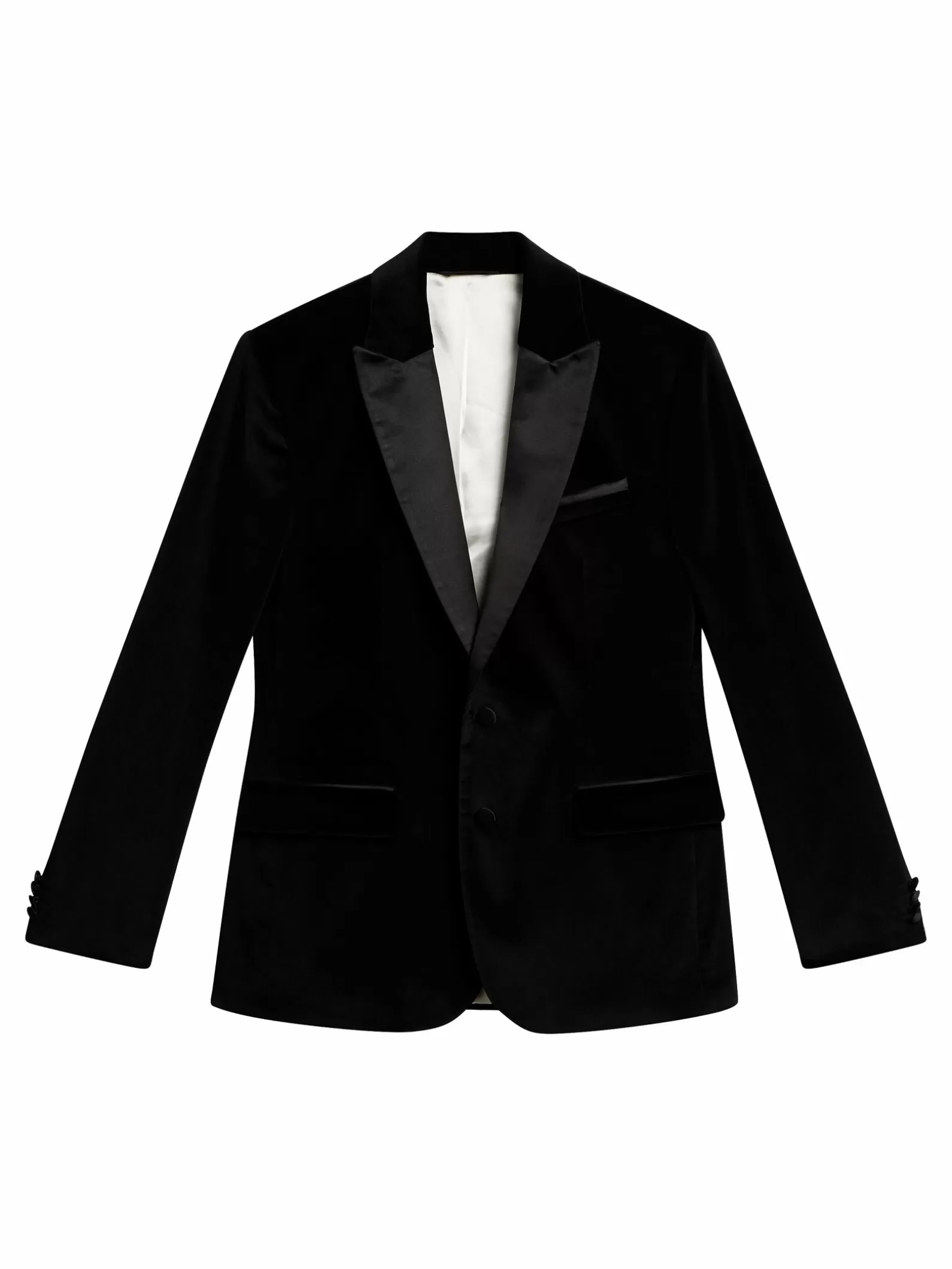 J.Lindeberg Lenny Velvet Blazer Black*MÄN Blazers