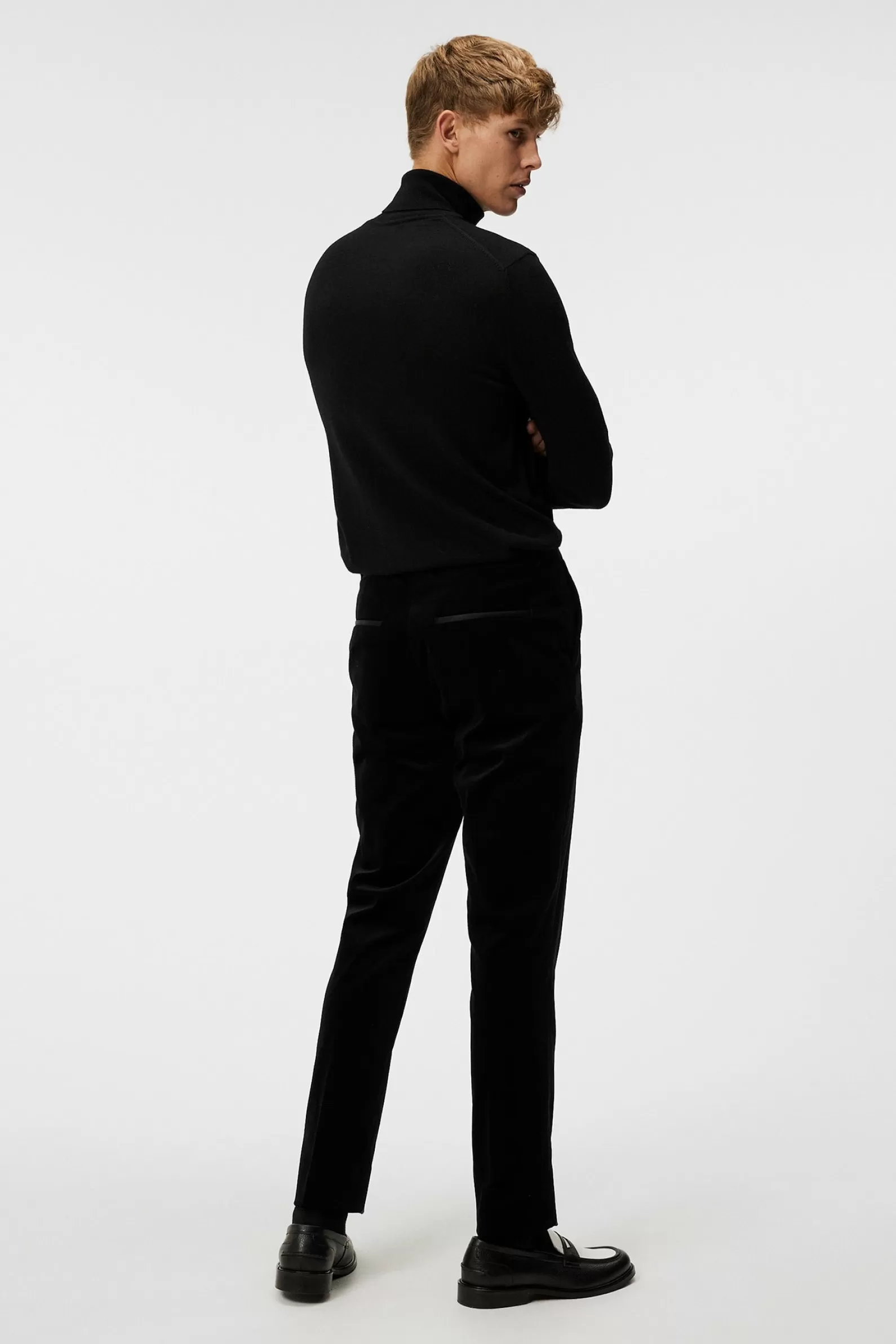 J.Lindeberg Liam Velvet Pants Black*MÄN Skräddarsydda byxor | Byxor