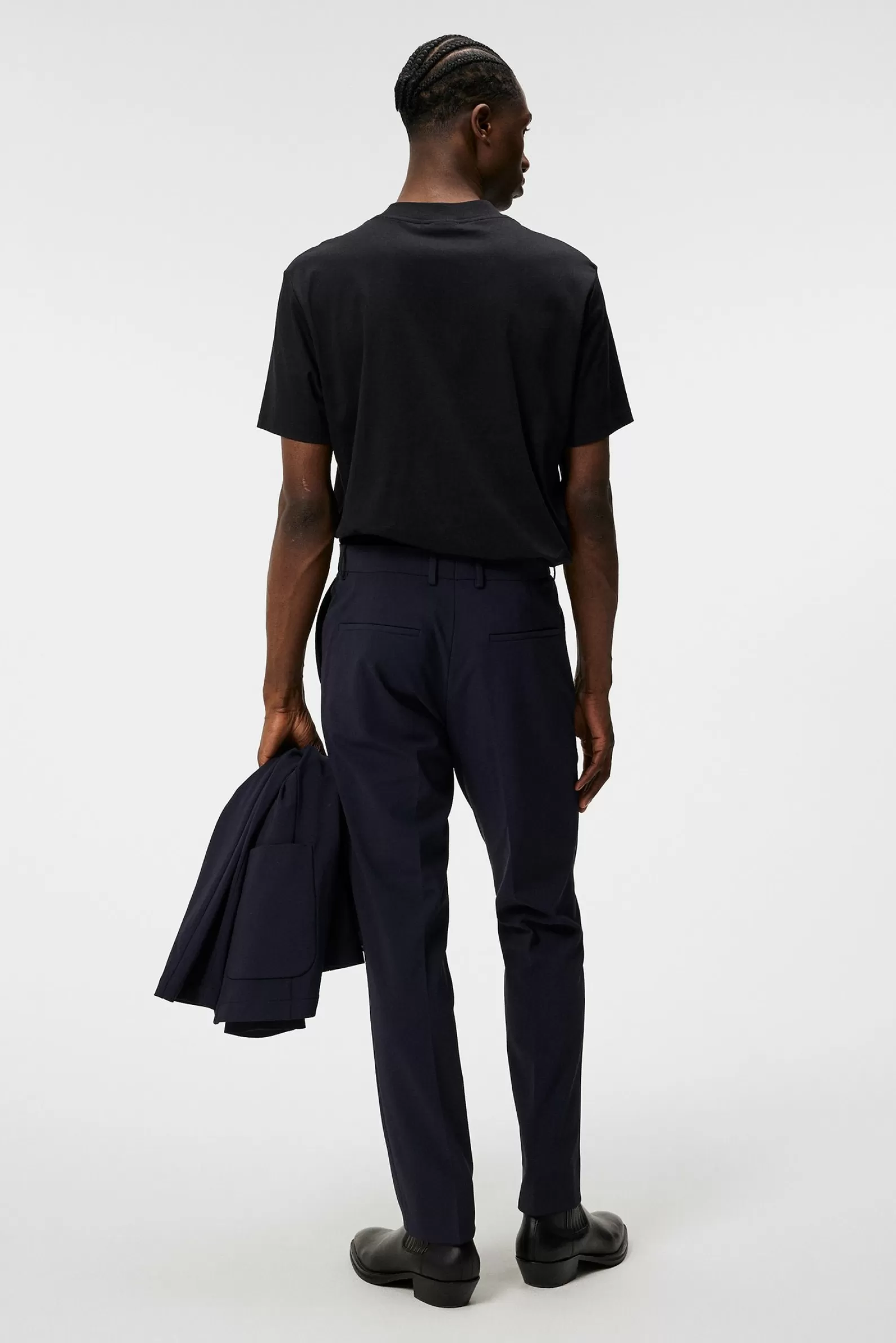 J.Lindeberg Lois Bonded Jersey Pants Jl Navy*MÄN Byxor | Skräddarsydda byxor