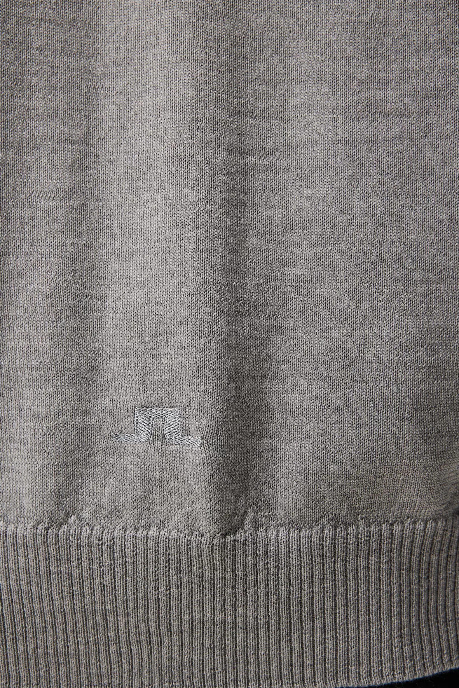 J.Lindeberg Lucas Knitted Cardigan Grey Melange*MÄN Stickat