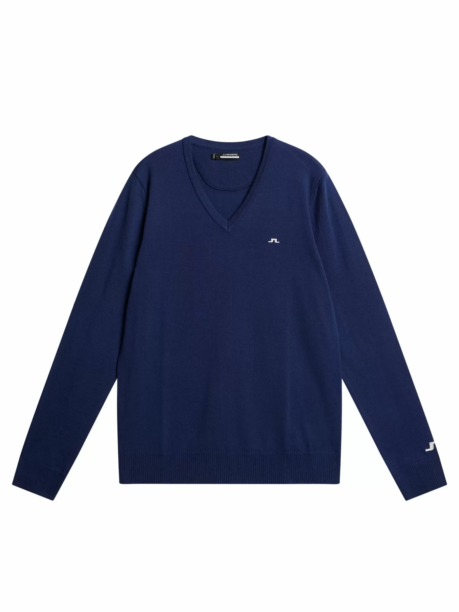 J.Lindeberg Lymann Knitted Sweater Estate Blue*MÄN Stickat