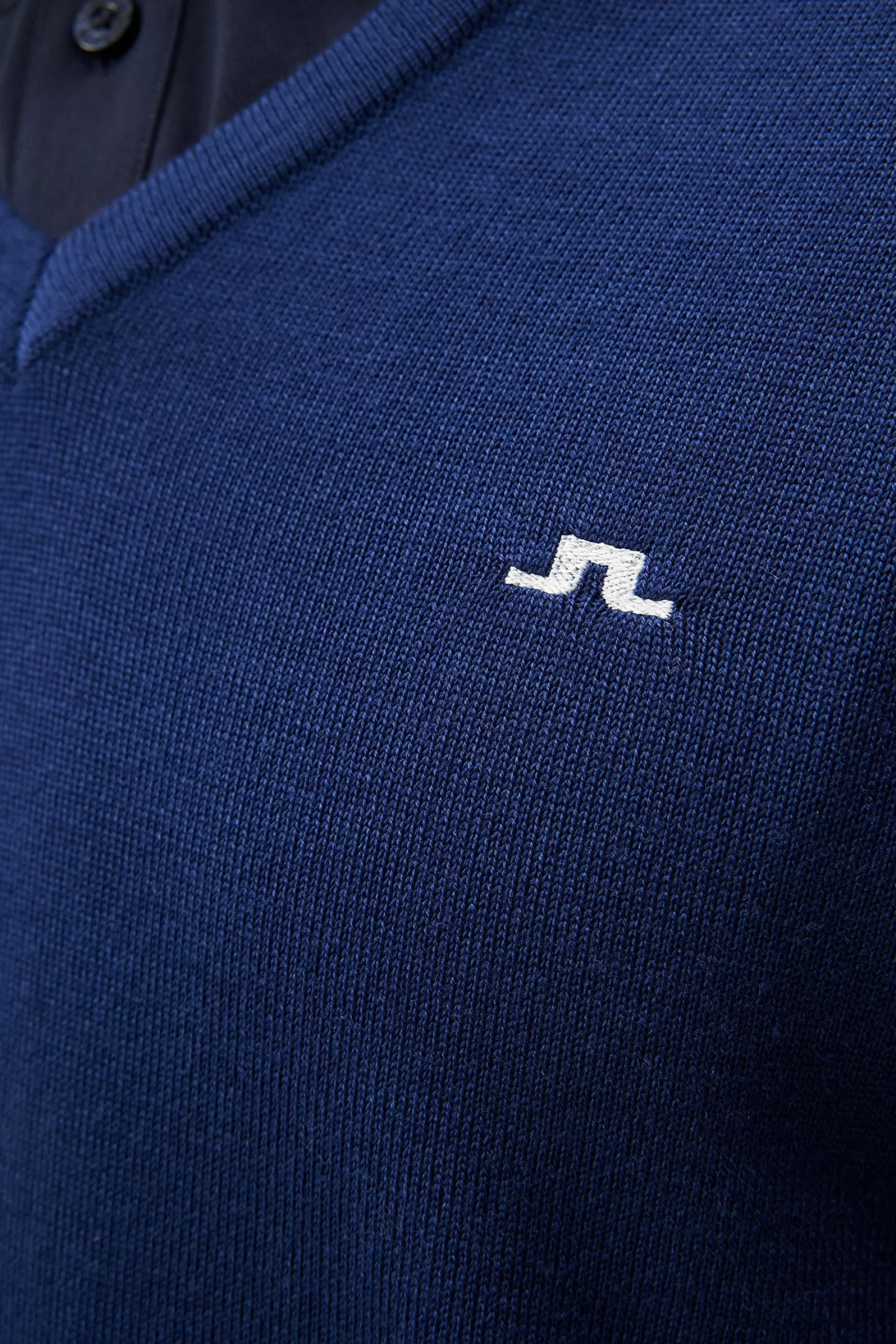 J.Lindeberg Lymann Knitted Sweater Jl Navy*MÄN Stickat