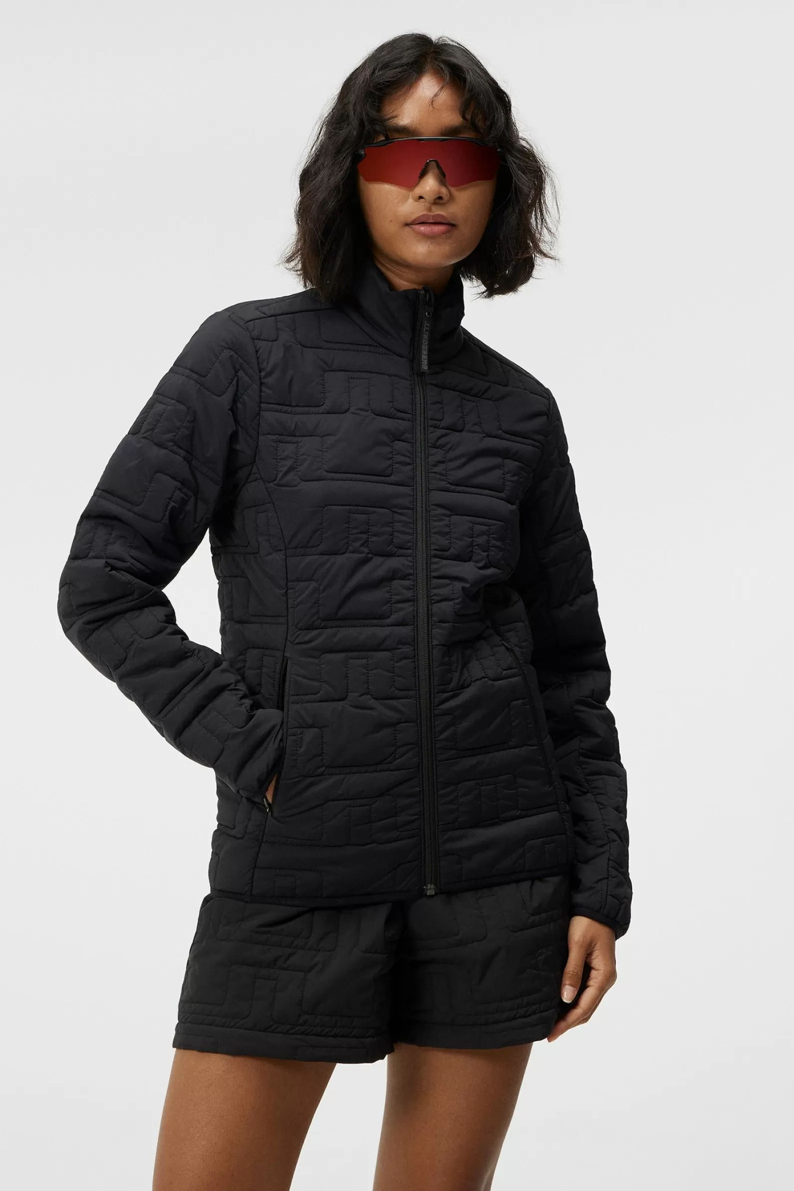 J.Lindeberg Marble Quilted Jacket Black*KVINNOR Jackor