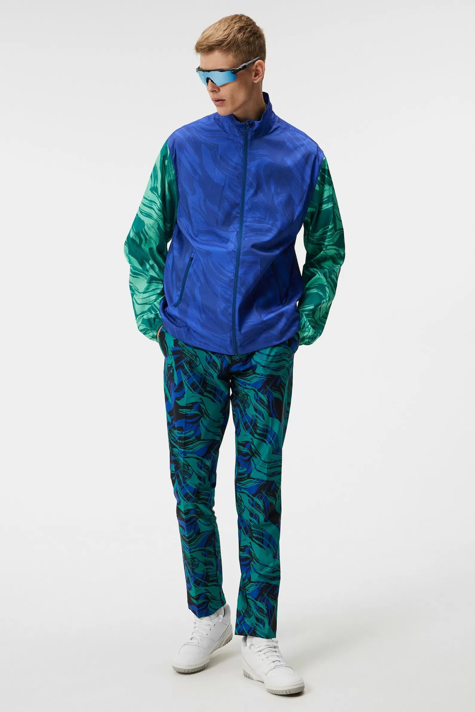 J.Lindeberg Max Printed Wind Jacket Green Valley*MÄN Jackor