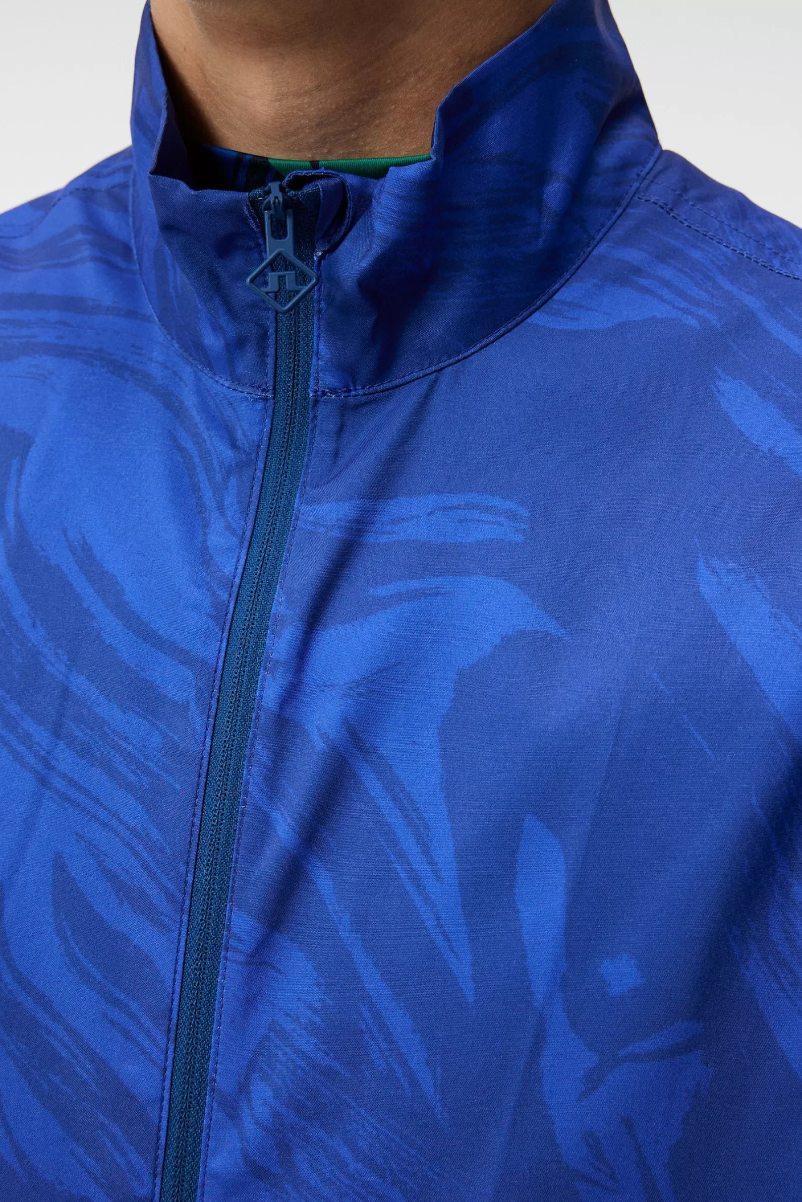 J.Lindeberg Max Printed Wind Jacket Estate Blue Diamond*MÄN Jackor