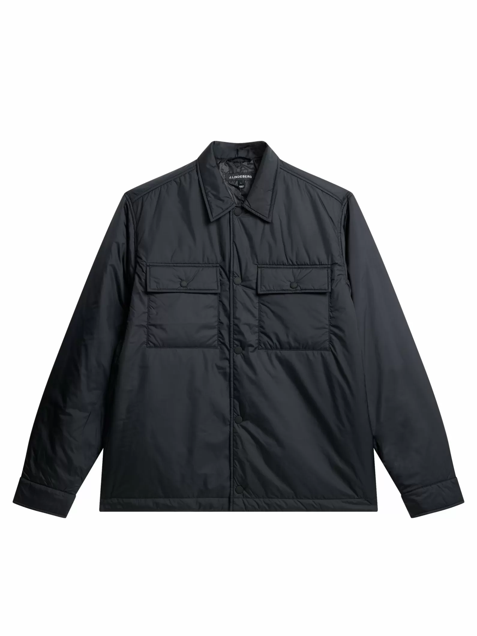 J.Lindeberg Nile Padded Overshirt Black*MÄN Jackor | Övertröjor