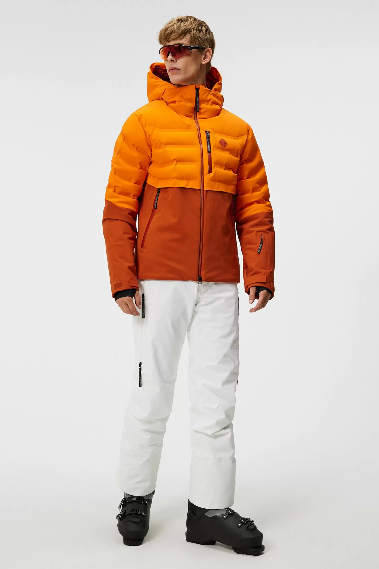 J.Lindeberg Orbit Hybrid Down Jacket White*MÄN Jackor