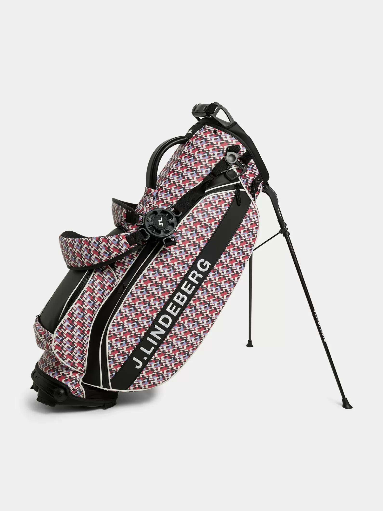 J.Lindeberg Play Stand Bag Print Jl Micro Bridge Rose Red*KVINNOR | MÄN Golfväskor | påsar