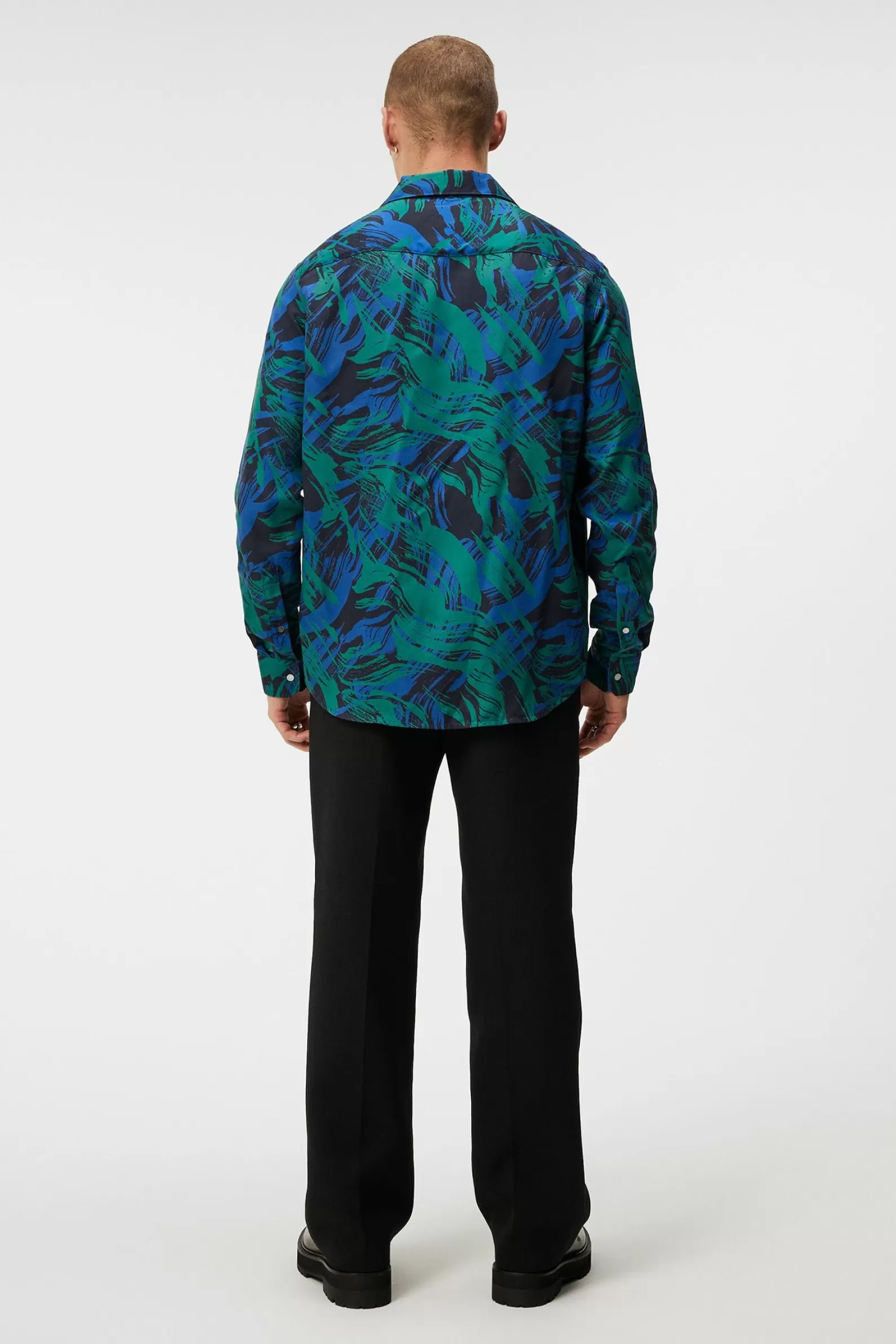 J.Lindeberg Playa Printed Tencel Shirt Delicioso*MÄN Skjortor