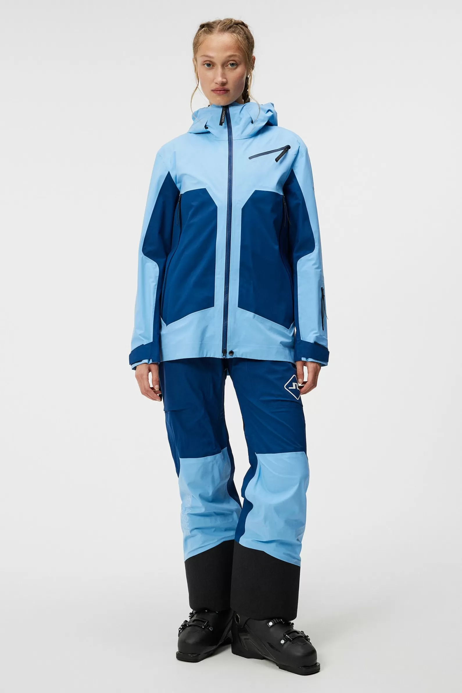 J.Lindeberg Powerline Bib Pant Estate Blue*KVINNOR Byxor