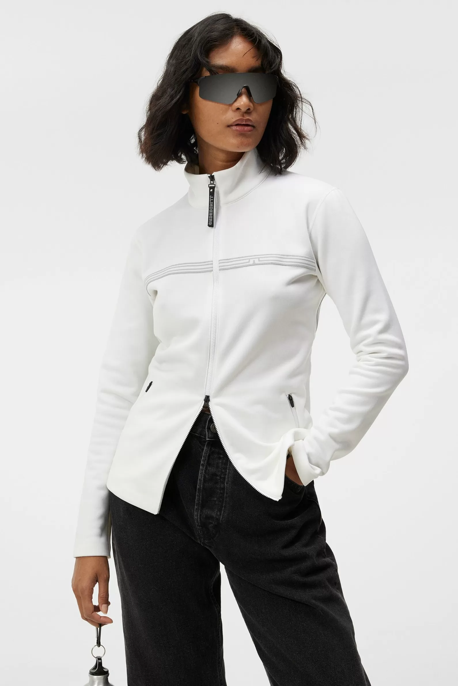 J.Lindeberg Promenade Mid Layer White*KVINNOR Bas- och mellanlager