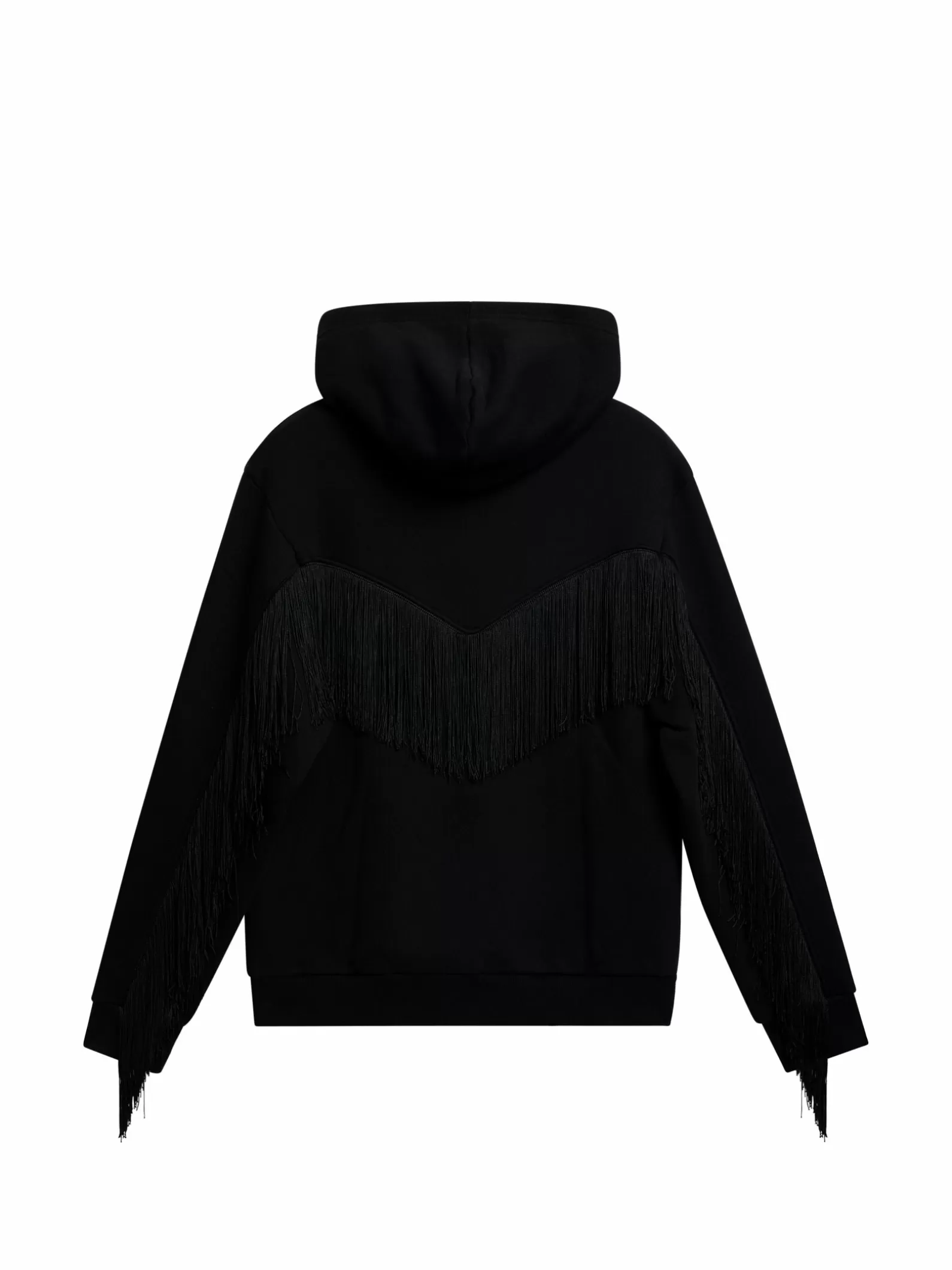 J.Lindeberg Prospector Fringed Hoodie Black*MÄN Hoodies