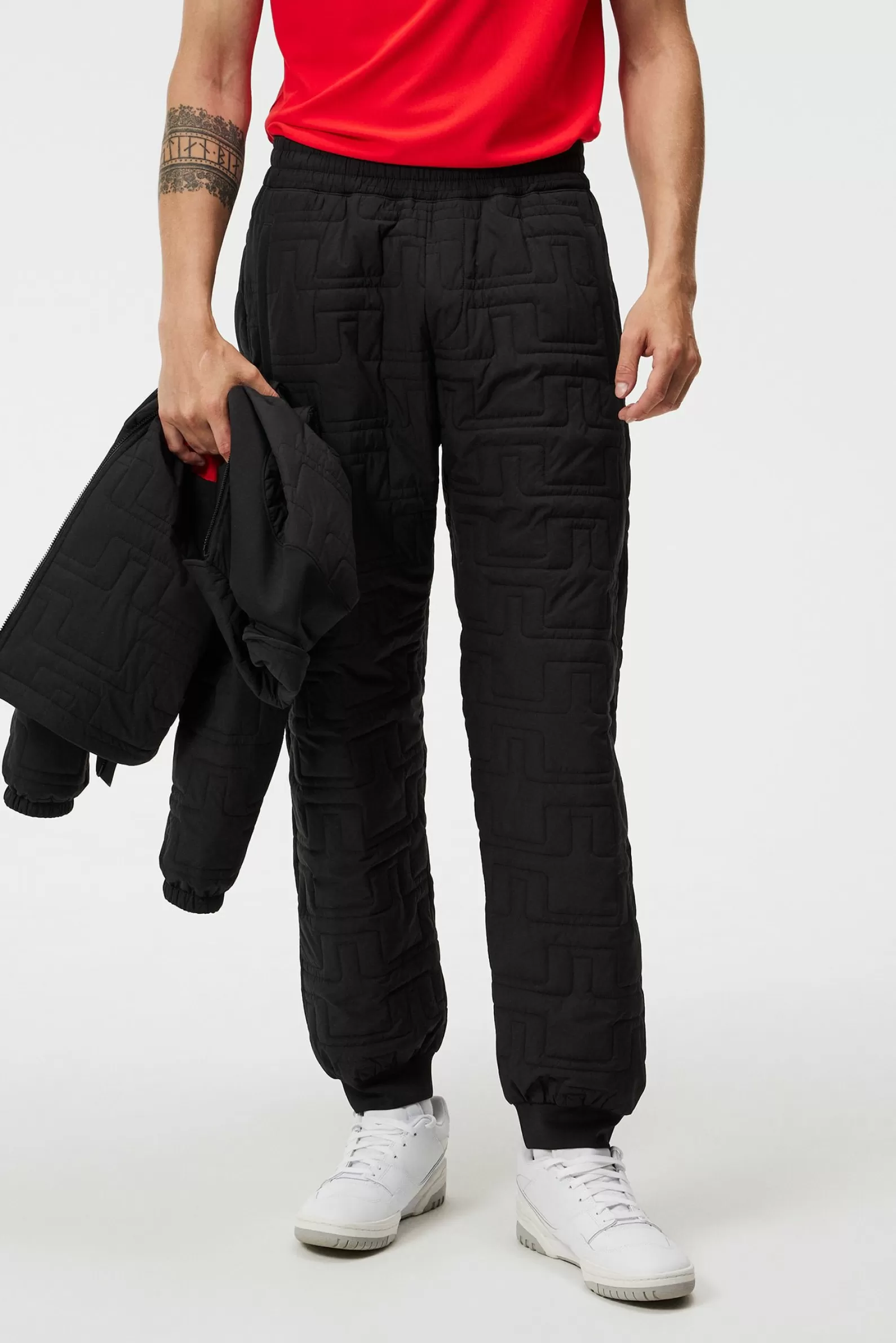 J.Lindeberg Quilted Pants Black*MÄN Byxor