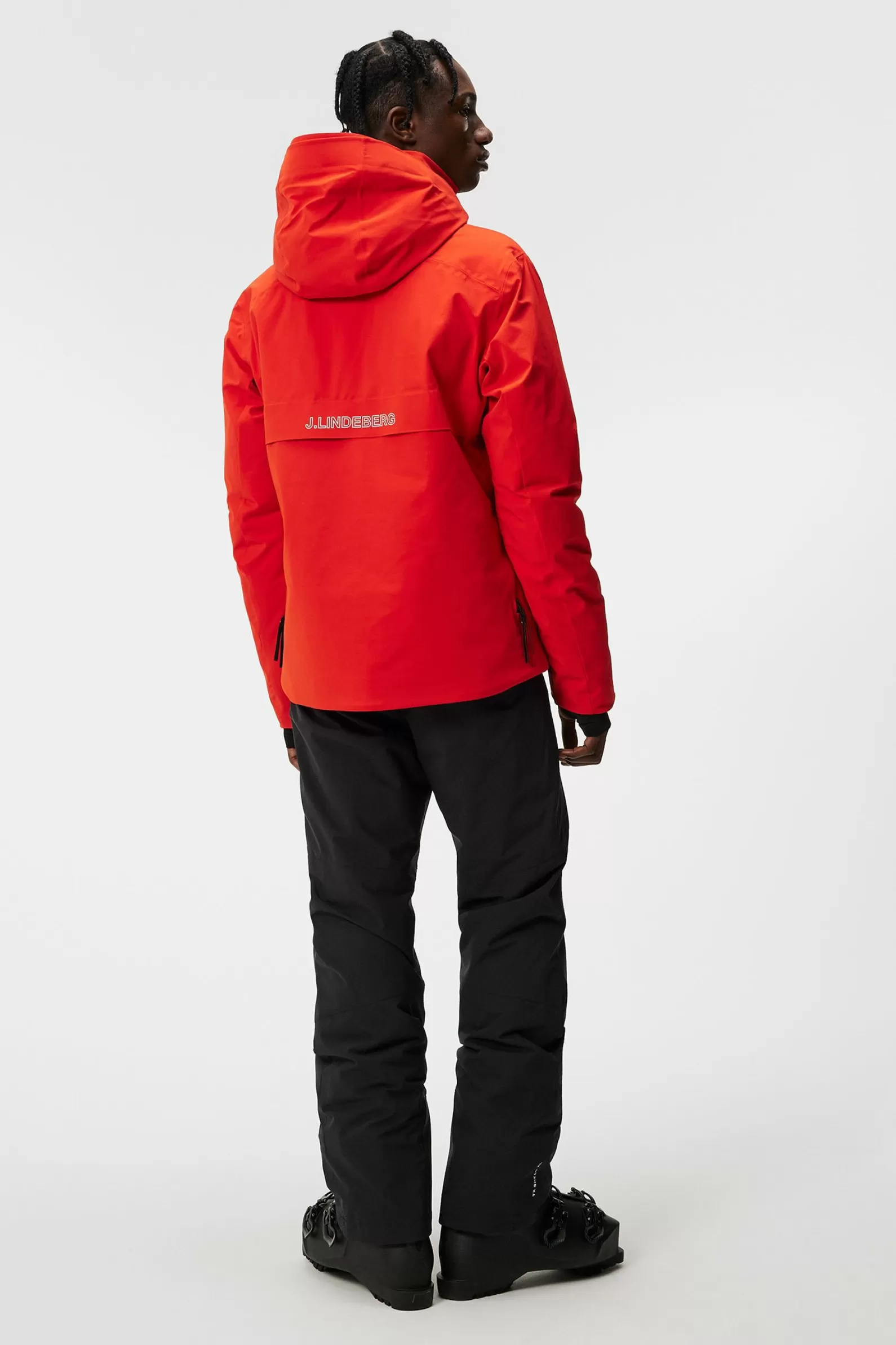 J.Lindeberg Ray Hybrid Jacket Fiery Red*MÄN Jackor