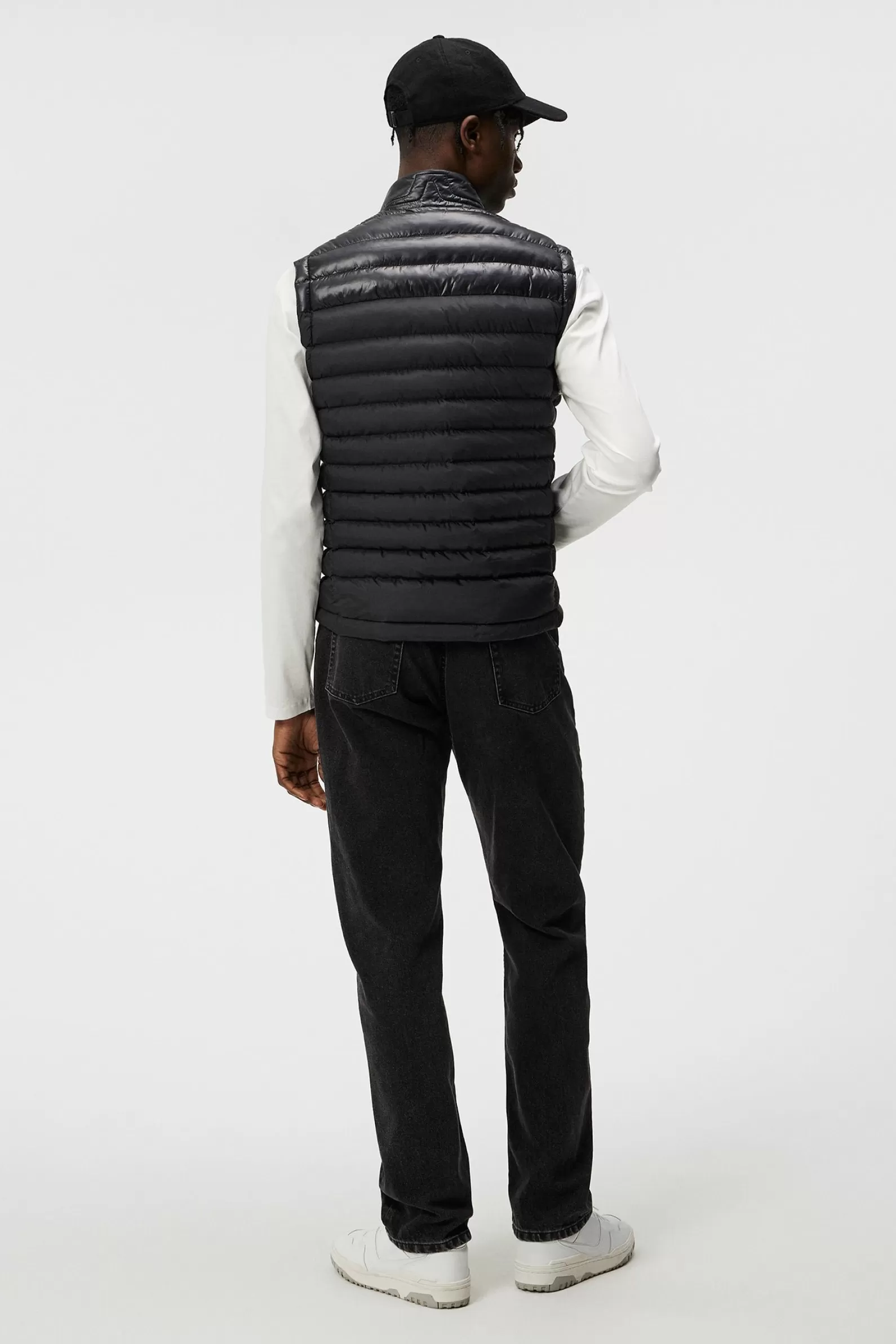 J.Lindeberg Rick Light Weight Vest Black*MÄN Gilets