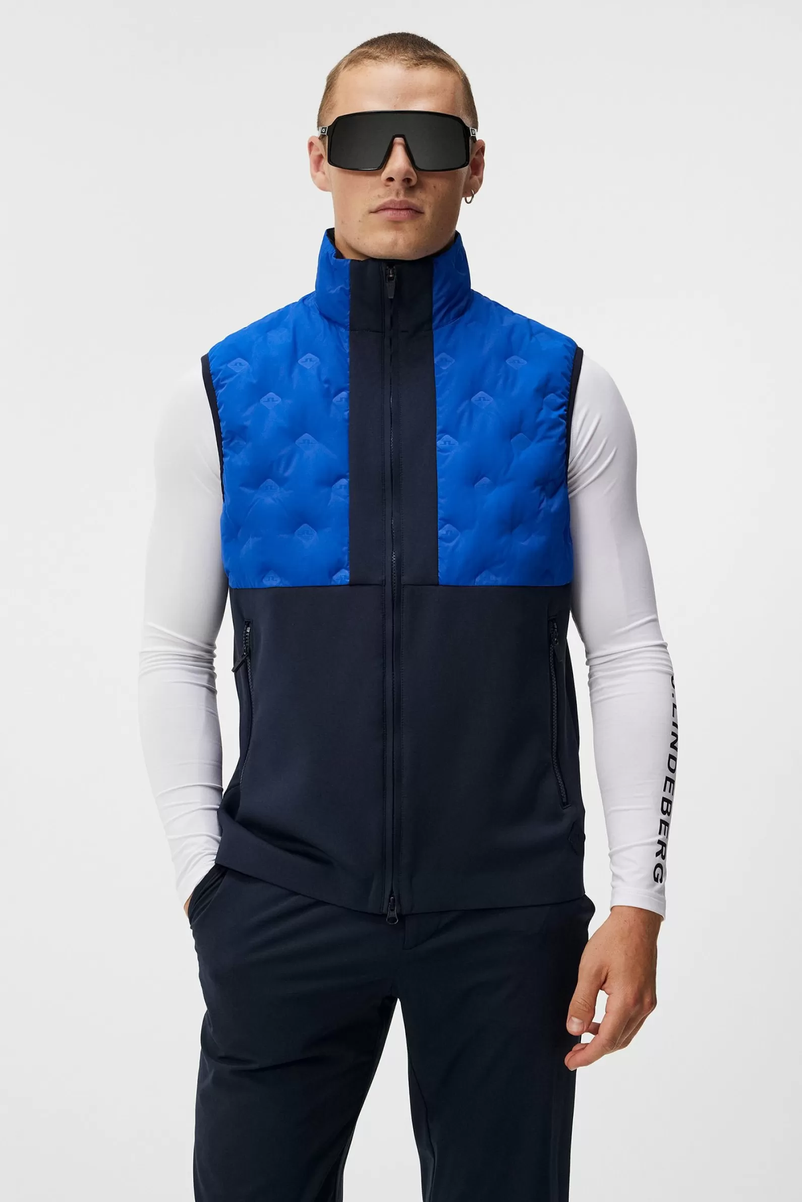 J.Lindeberg Ross Hybrid Vest Surf The Web*MÄN Gilets