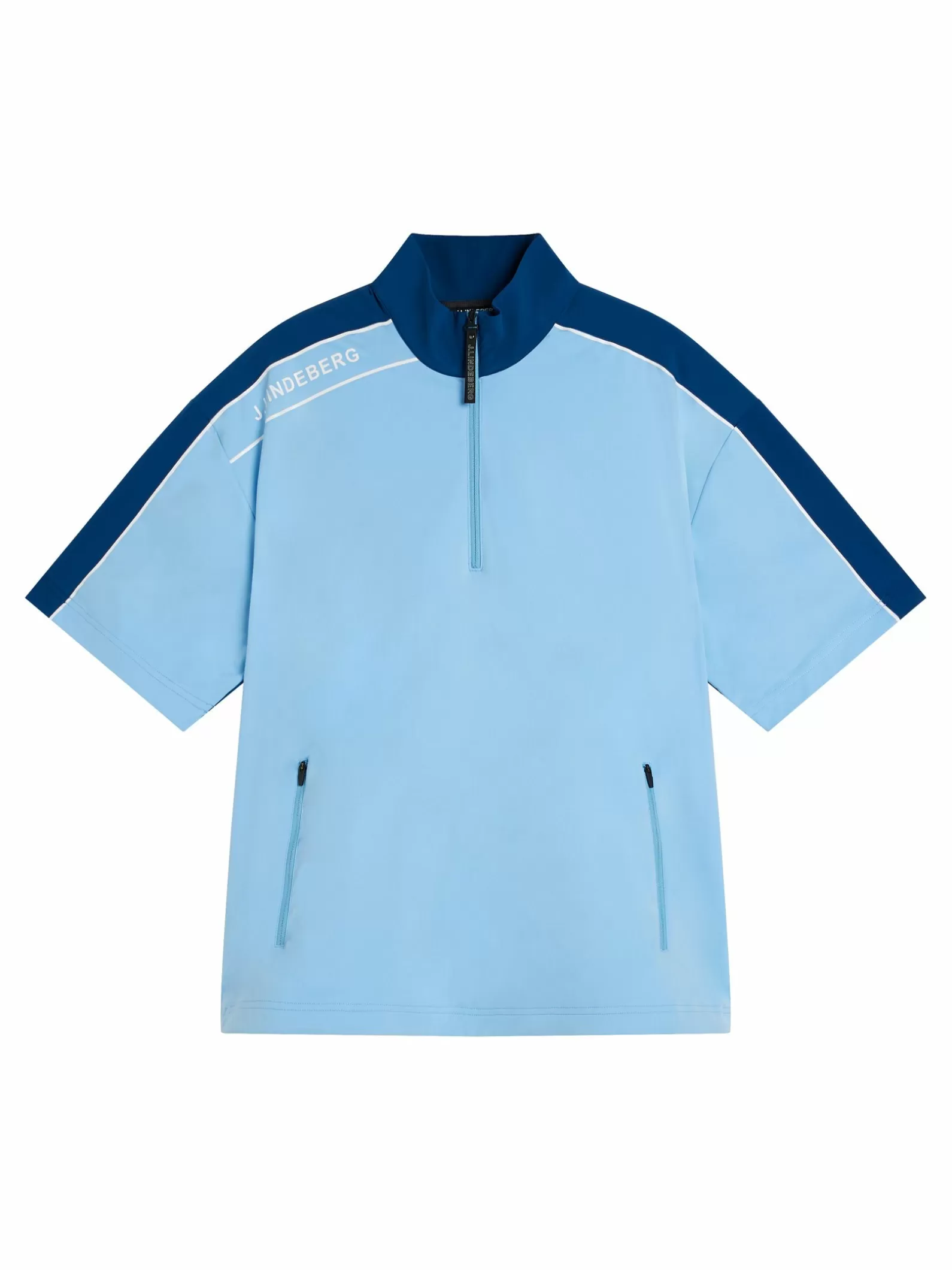 J.Lindeberg Rox Windbreaker Top Little Boy Blue*MÄN Bas- och mellanlager | Polotröjor