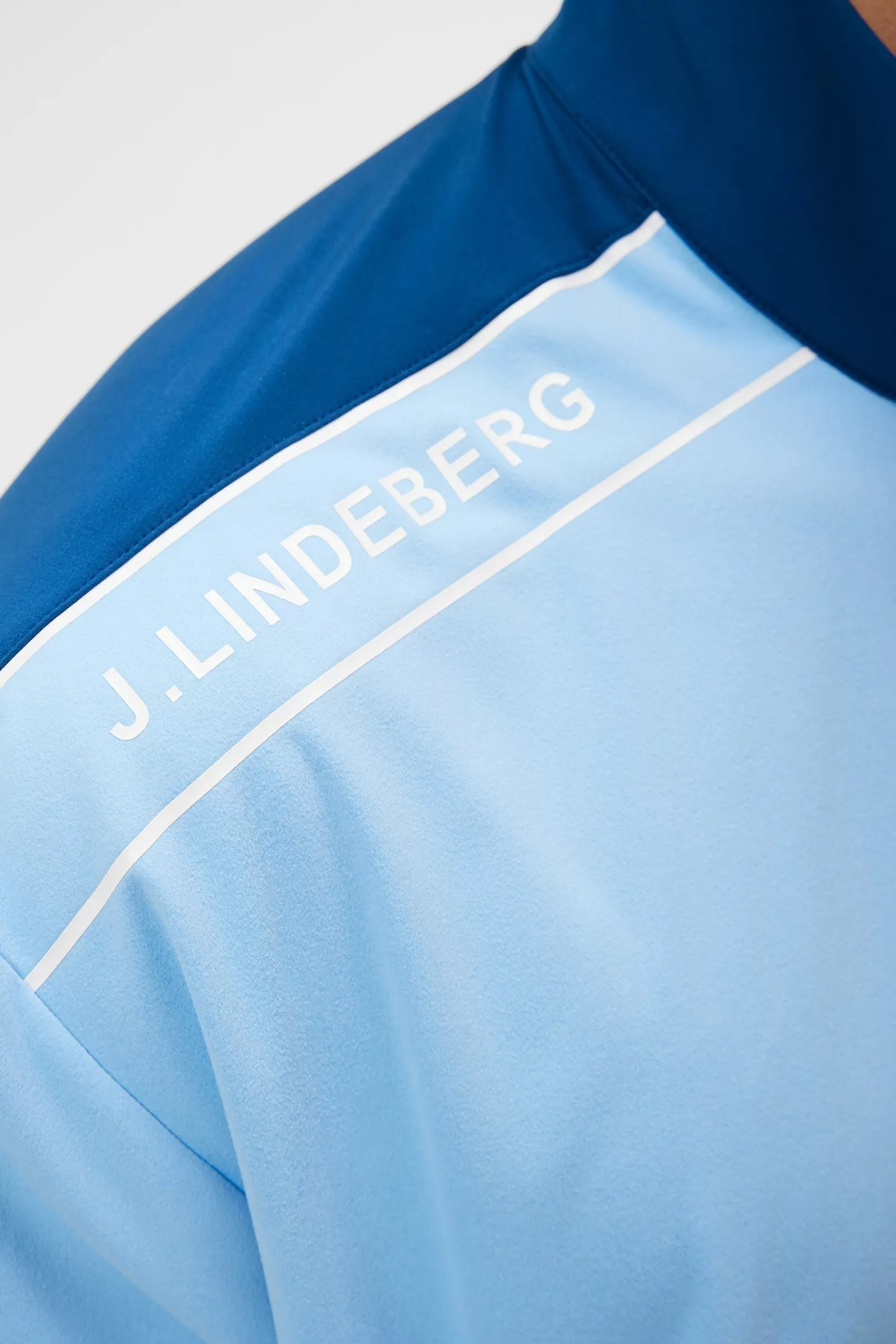 J.Lindeberg Rox Windbreaker Top Little Boy Blue*MÄN Bas- och mellanlager | Polotröjor