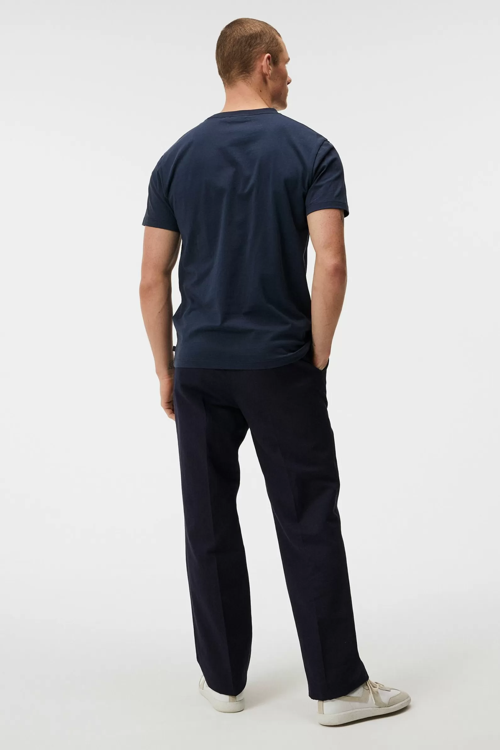 J.Lindeberg Sid Basic T-Shirt Jl Navy*MÄN T-shirts