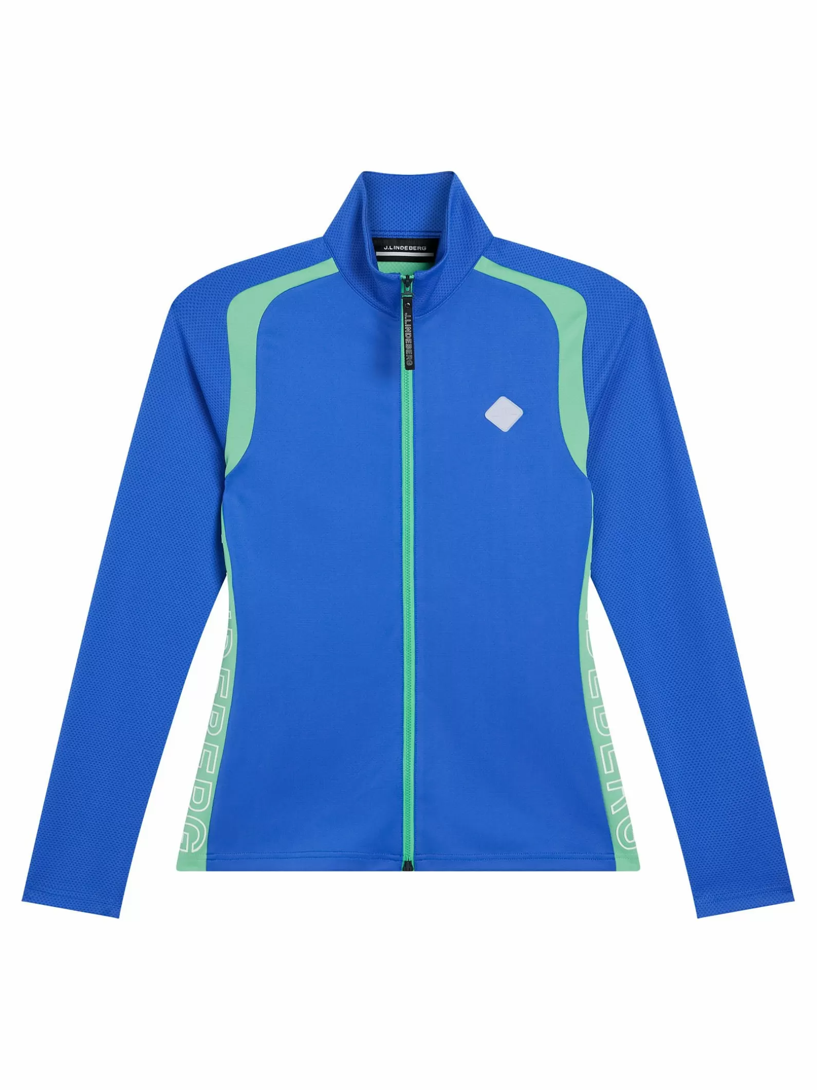 J.Lindeberg Solar Full Zip Mid Layer Dazzling Blue*KVINNOR Bas- och mellanlager