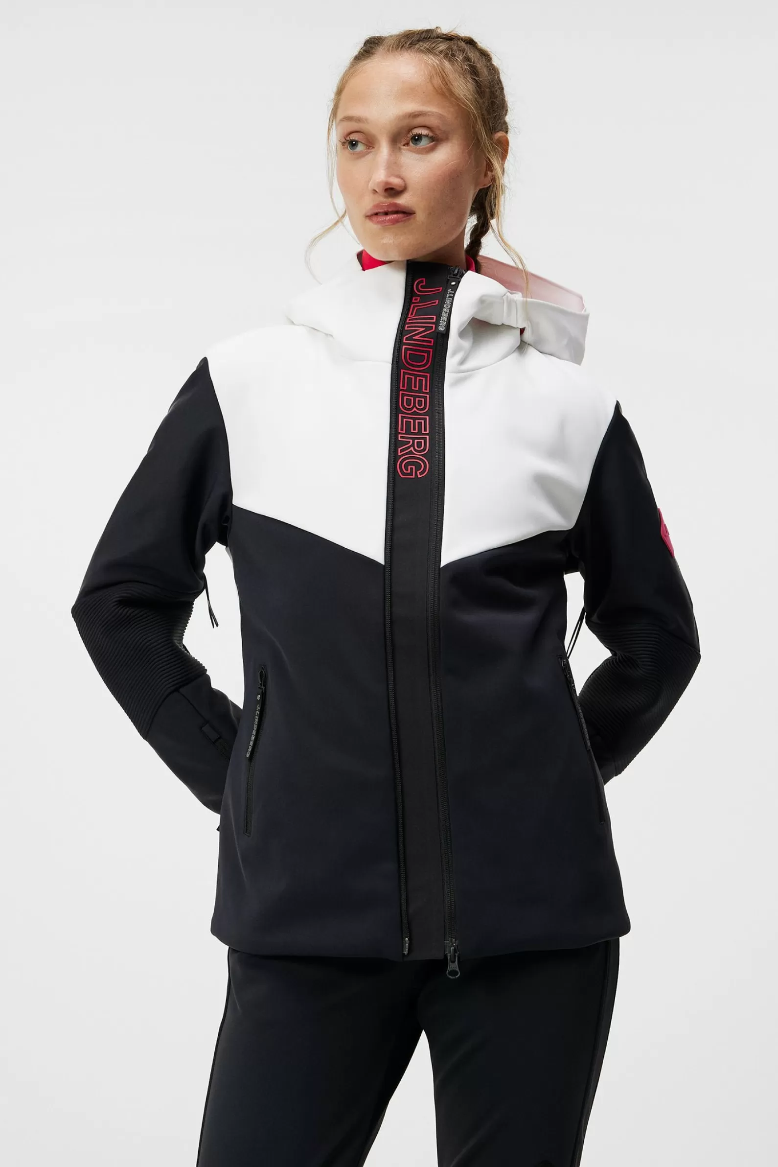 J.Lindeberg Stanford Hybrid Jacket White*KVINNOR Jackor