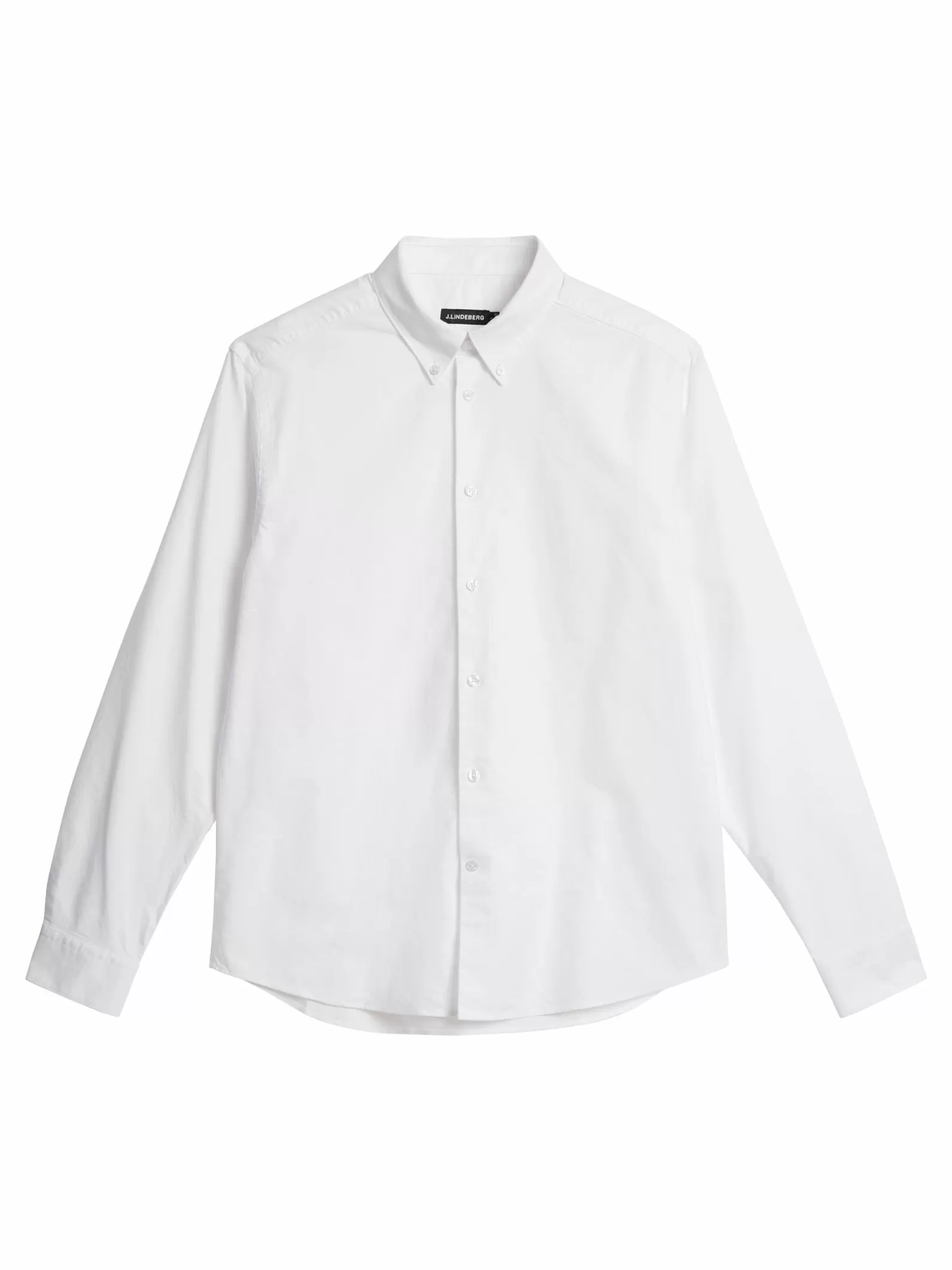 J.Lindeberg Stretch Oxford Org Slim Shirt White*MÄN Skjortor