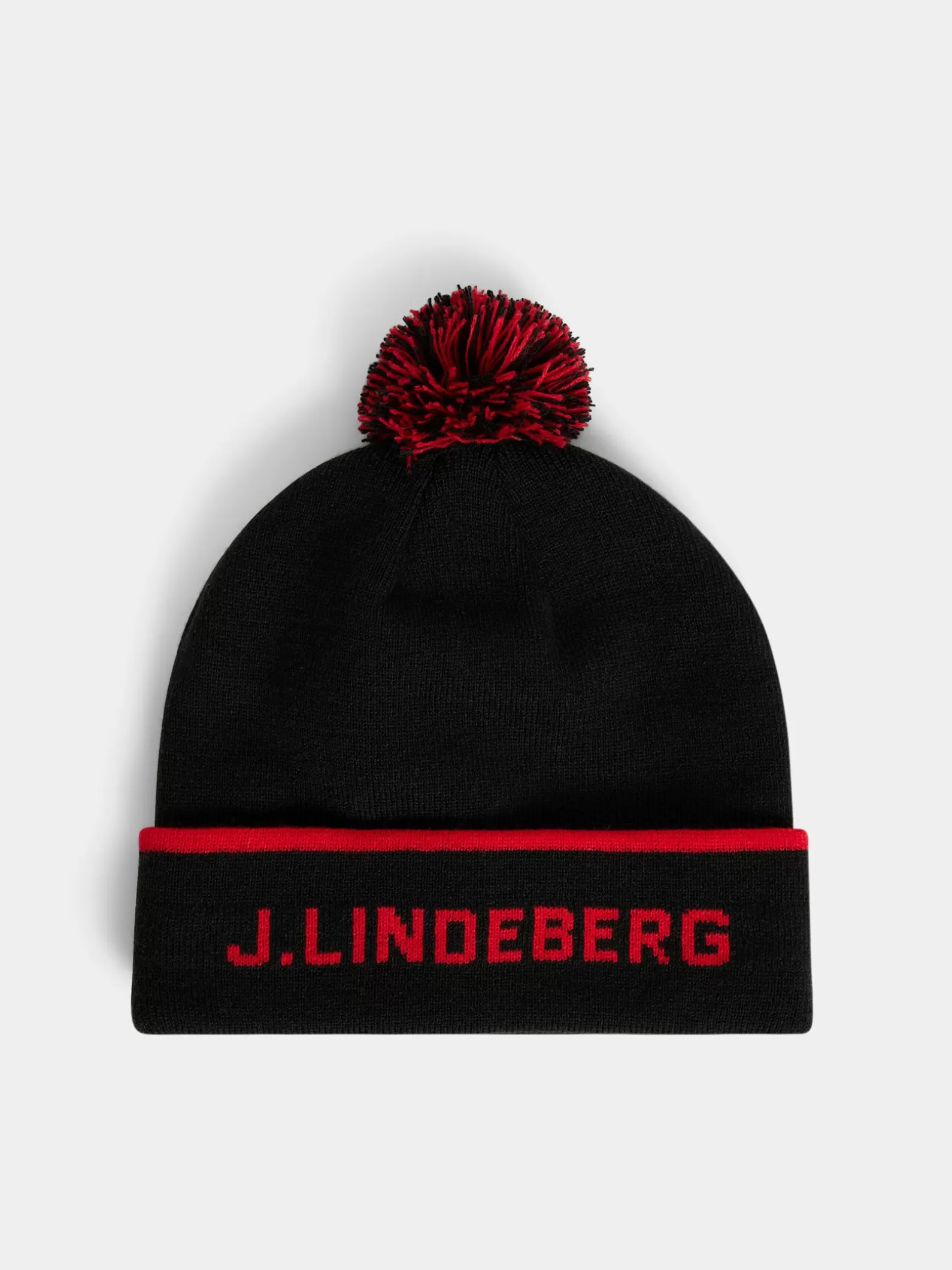 J.Lindeberg Stripe Beanie Estate Blue*MÄN Värmetillbehör