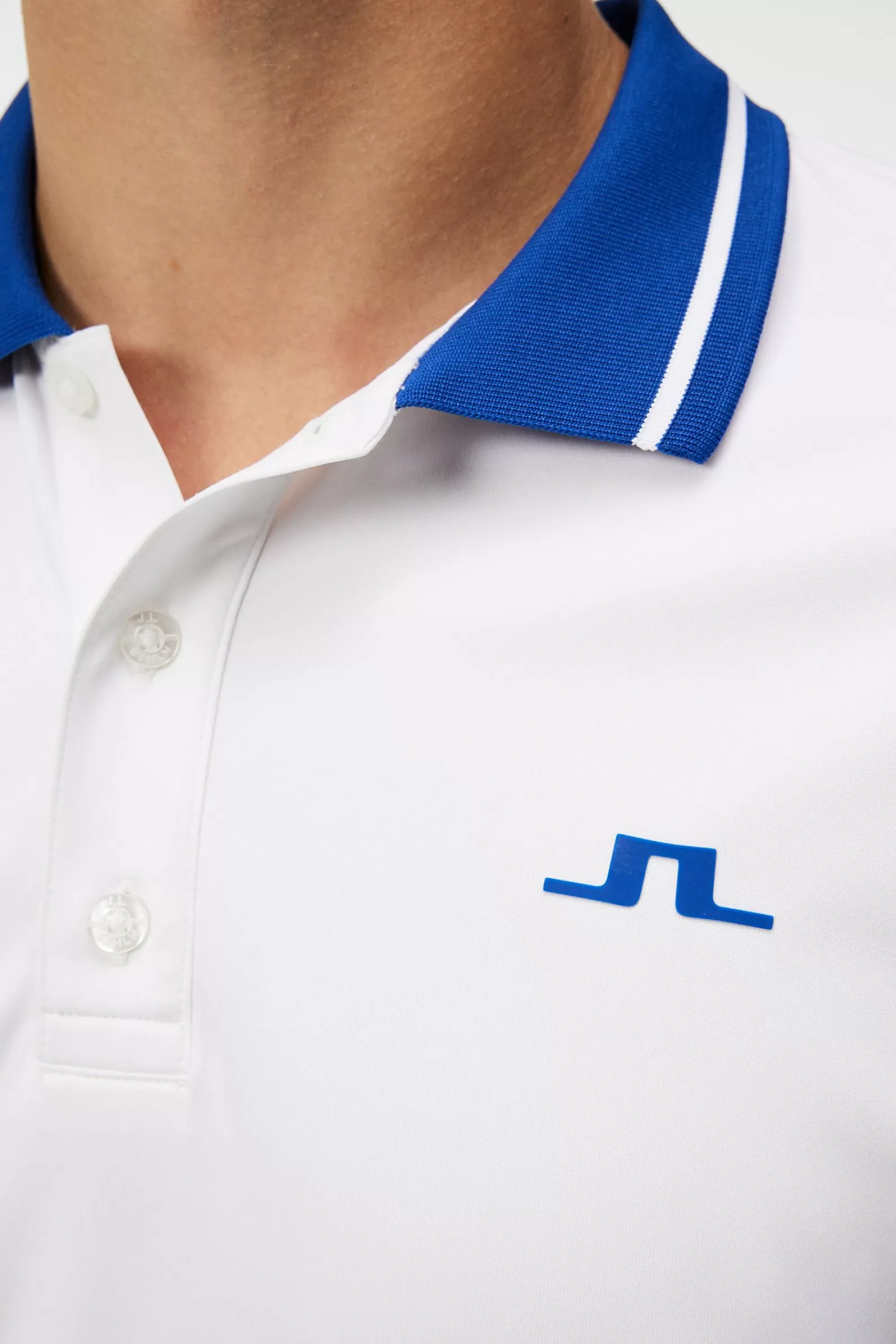 J.Lindeberg Taiden Slim Fit Polo White*MÄN Polotröjor