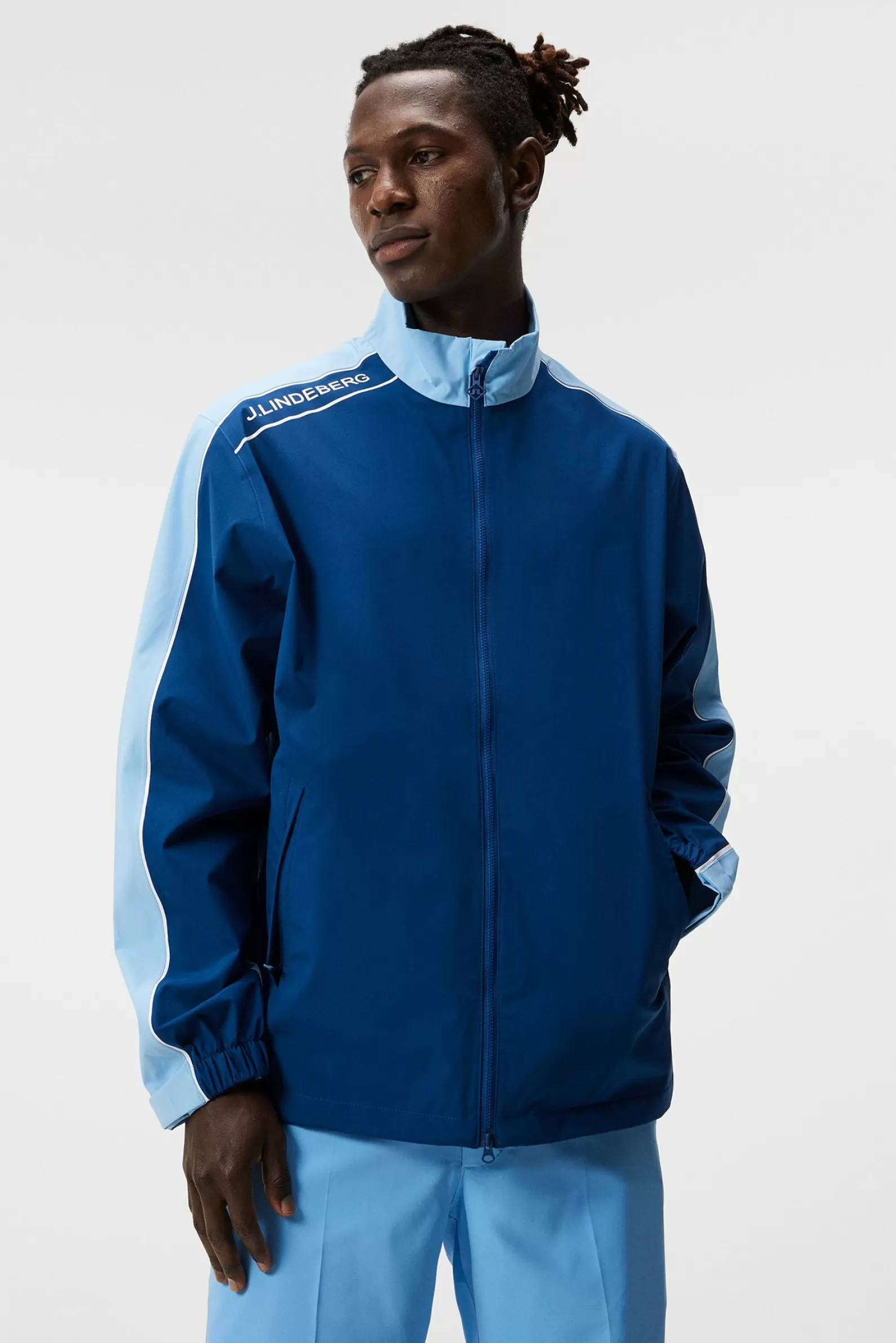 J.Lindeberg Theo Rain Jacket Little Boy Blue*MÄN Jackor