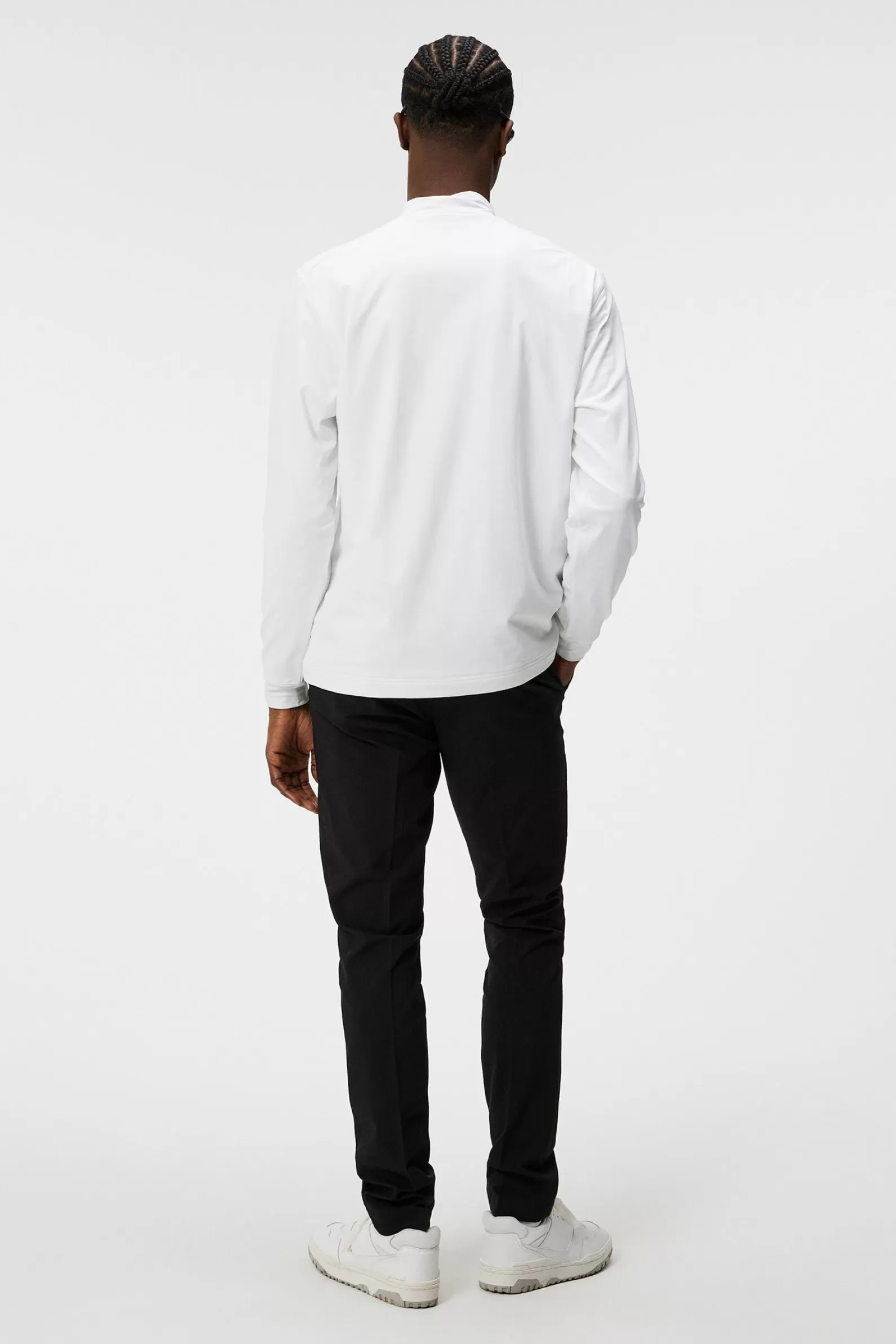 J.Lindeberg Til Hybrid Mid Layer White*MÄN Bas- och mellanlager