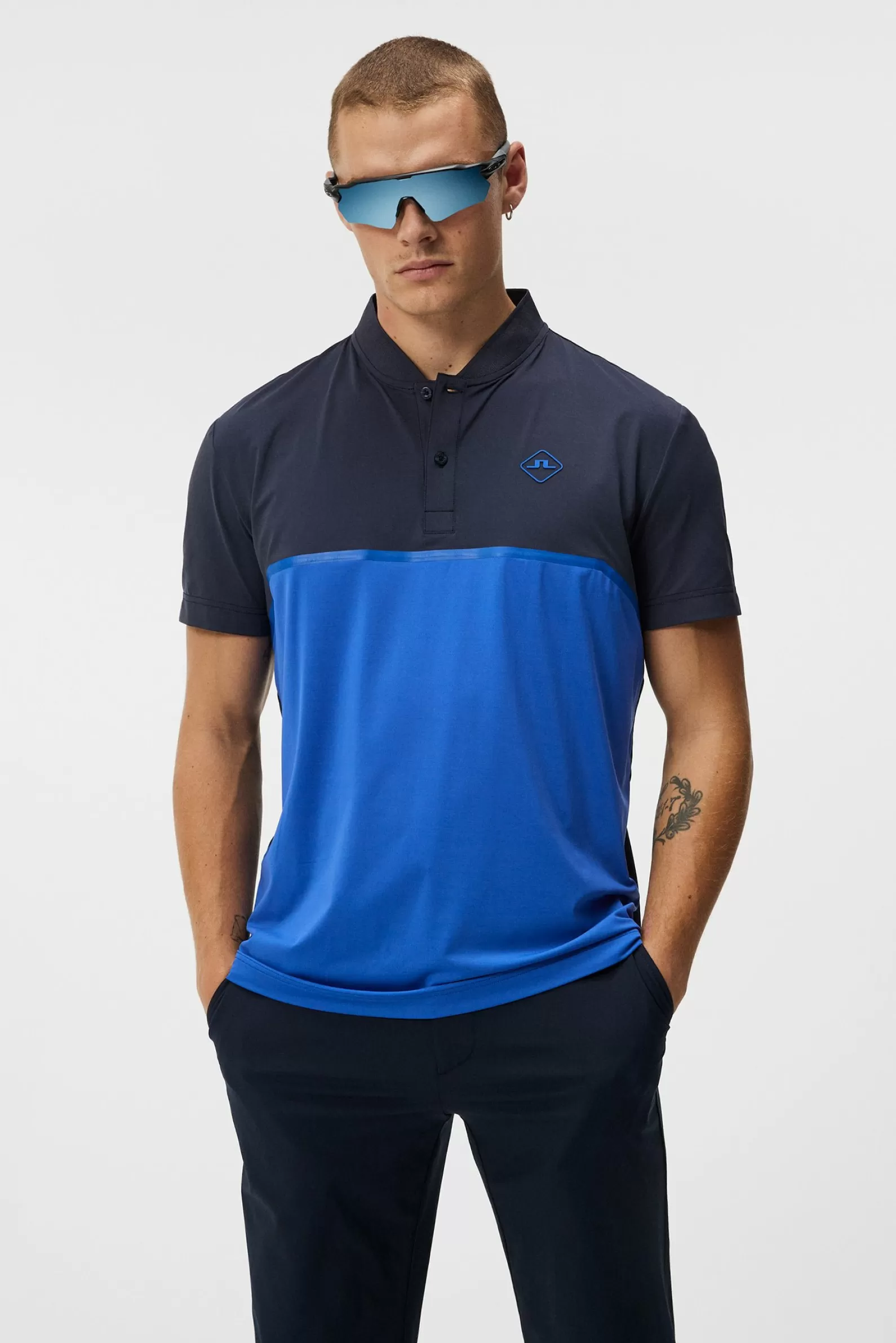 J.Lindeberg Timothy Regular Fit Polo Jl Navy*MÄN Polotröjor