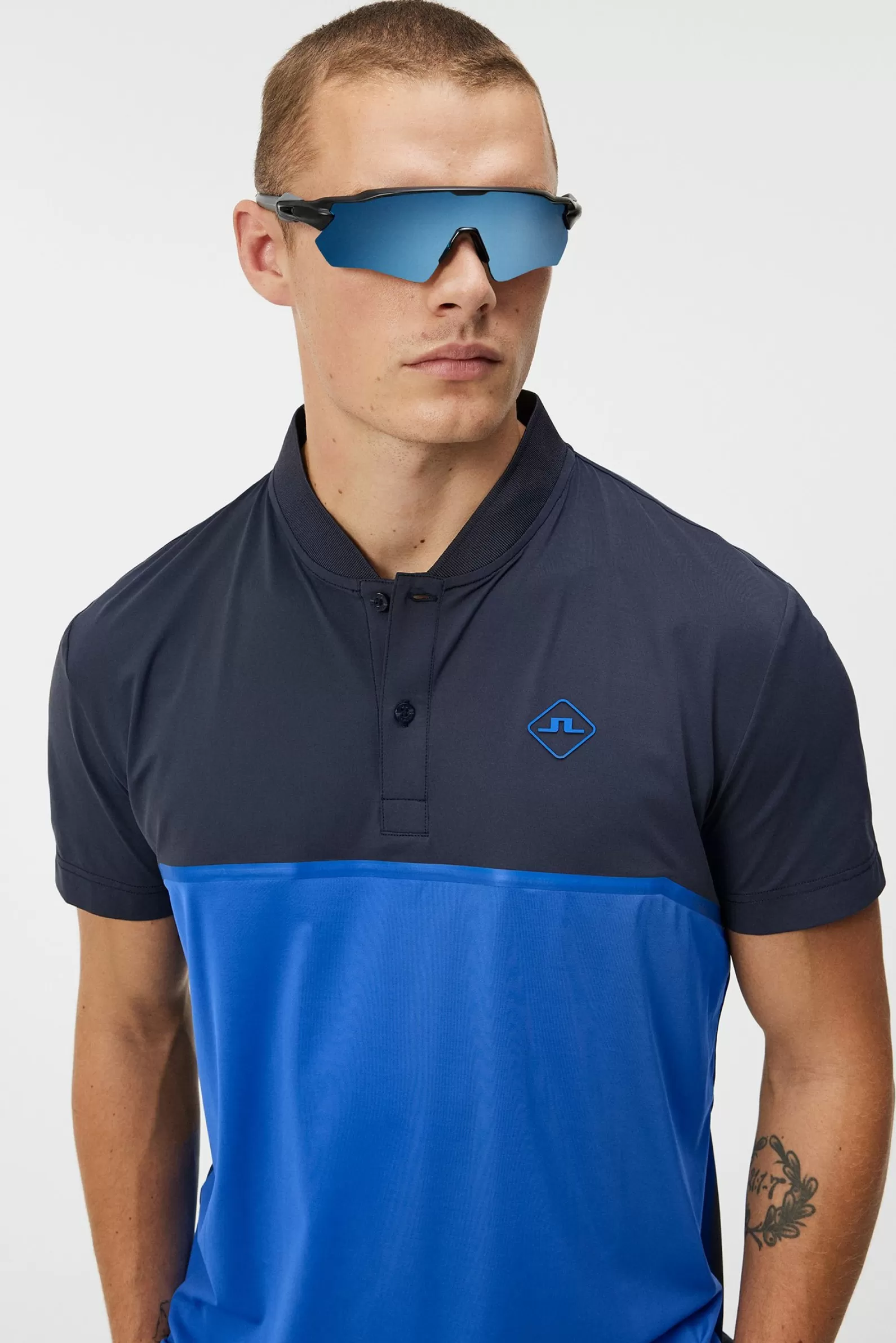 J.Lindeberg Timothy Regular Fit Polo Jl Navy*MÄN Polotröjor