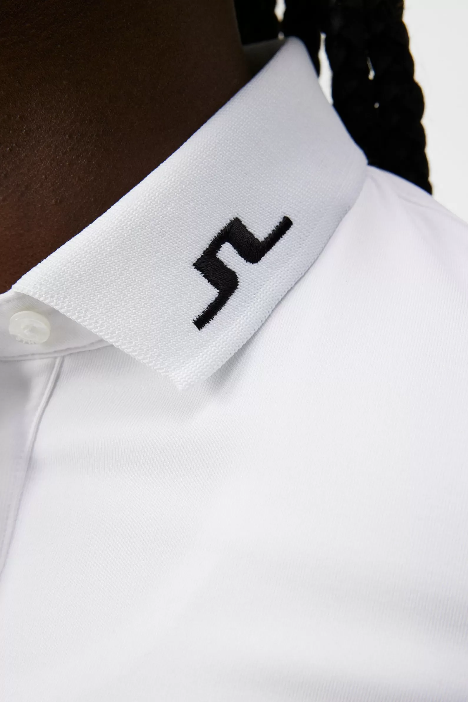 J.Lindeberg Tour Tech Ls Polo White*KVINNOR Bas- och mellanlager